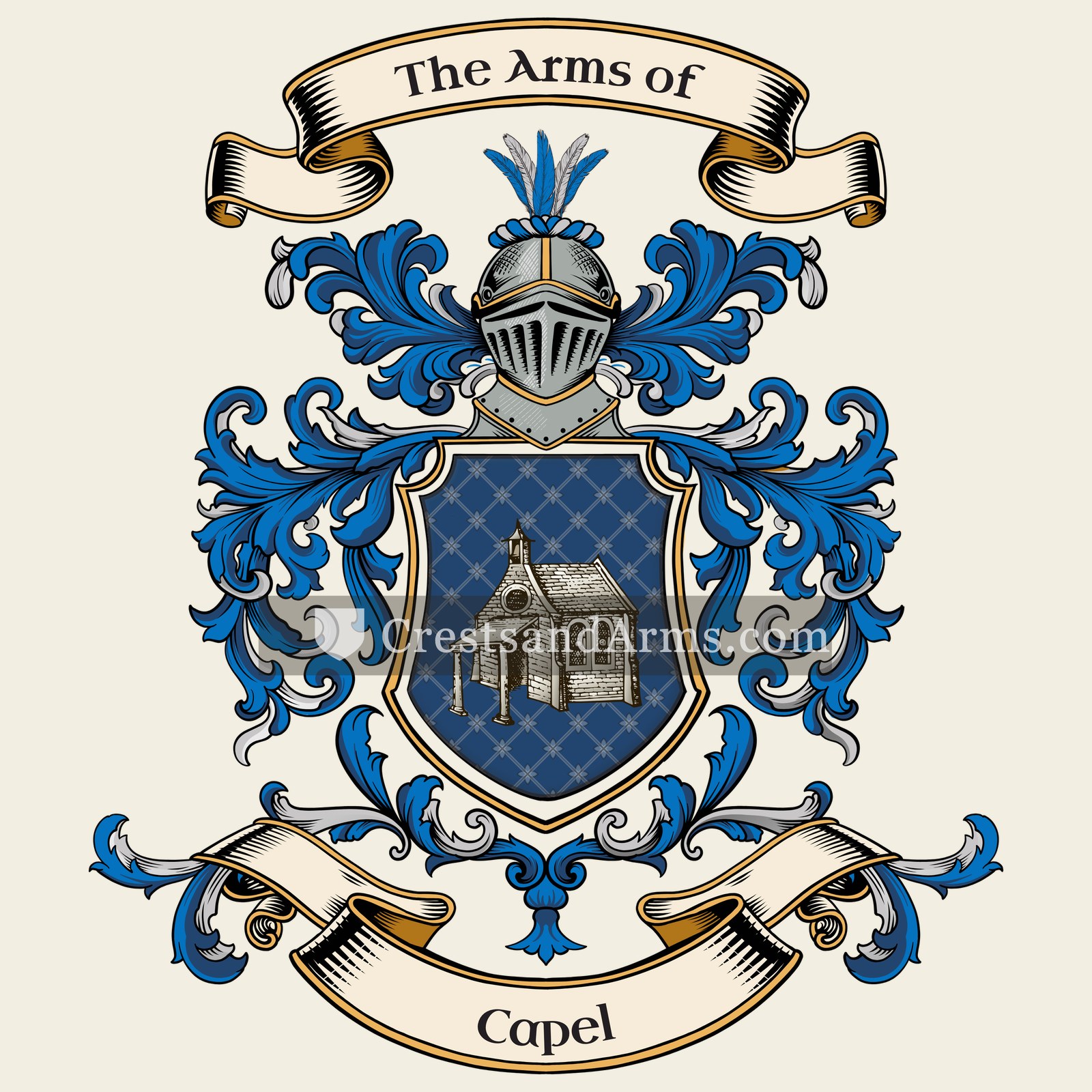The Capel coat of arms