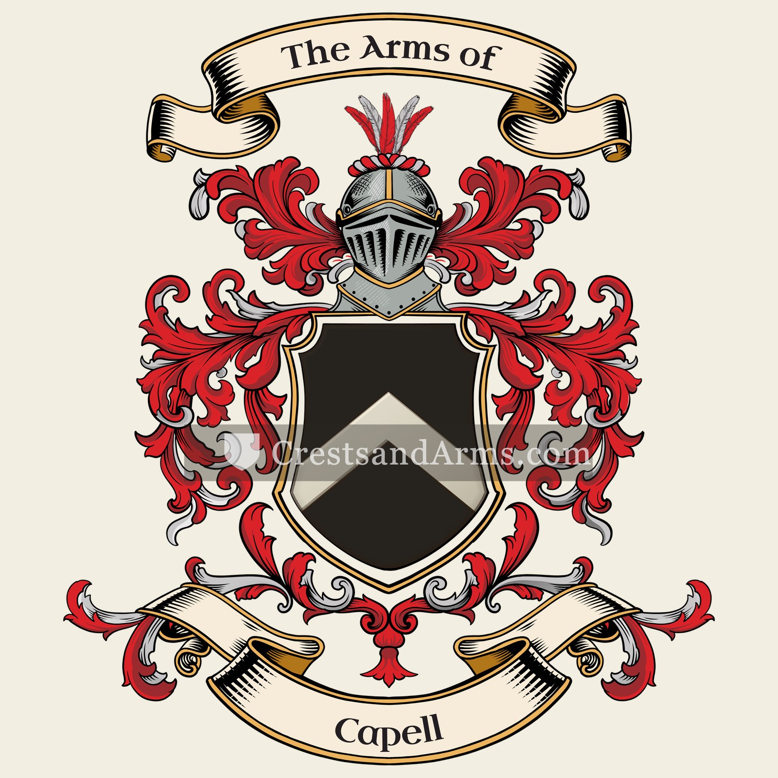 The Capell coat of arms
