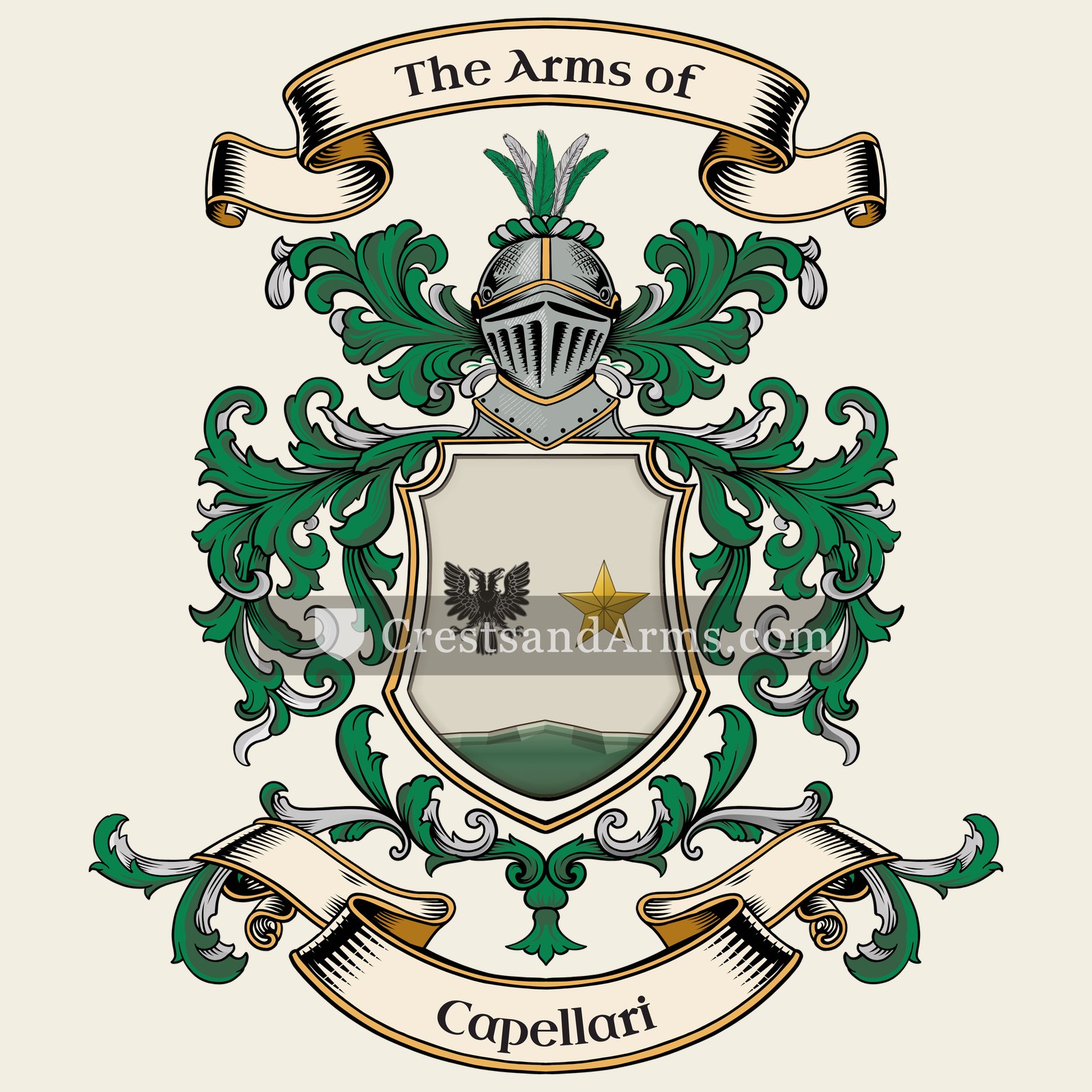 The Capellari coat of arms