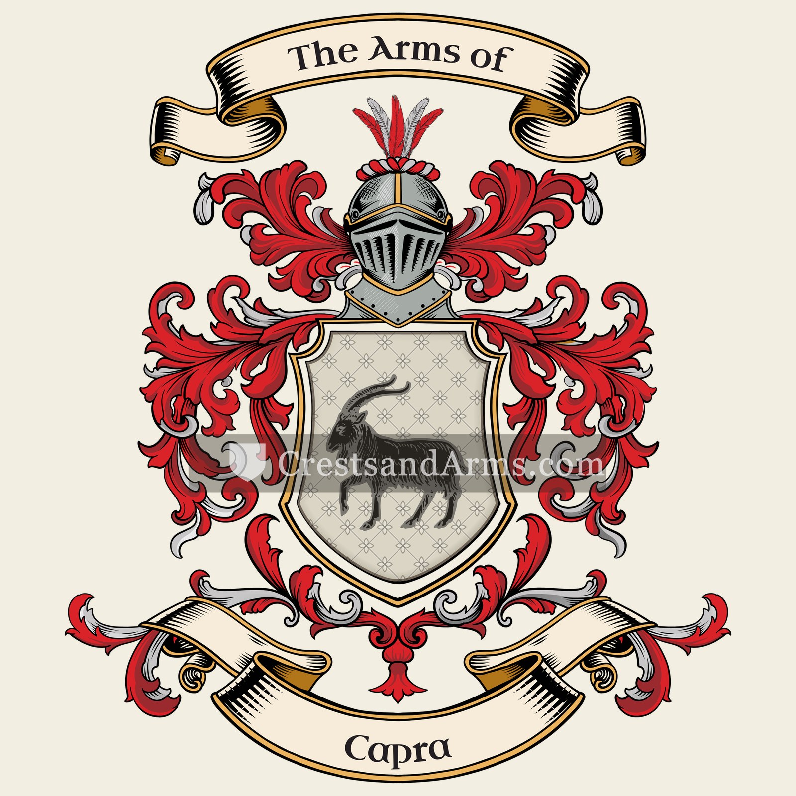 The Capra coat of arms