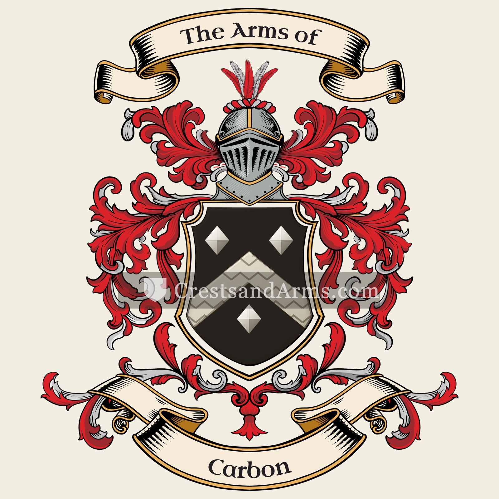 The Carbon coat of arms