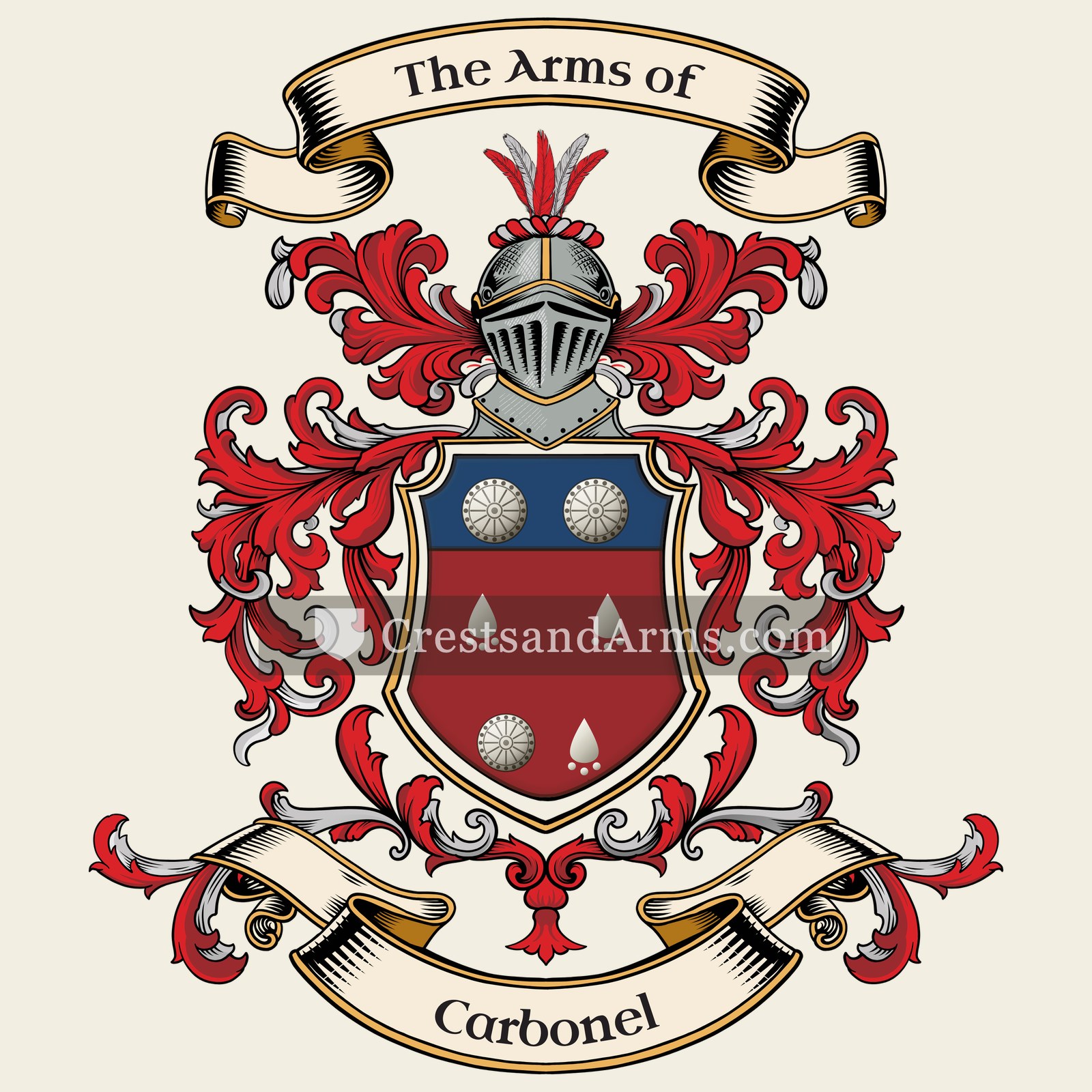 The Carbonel coat of arms