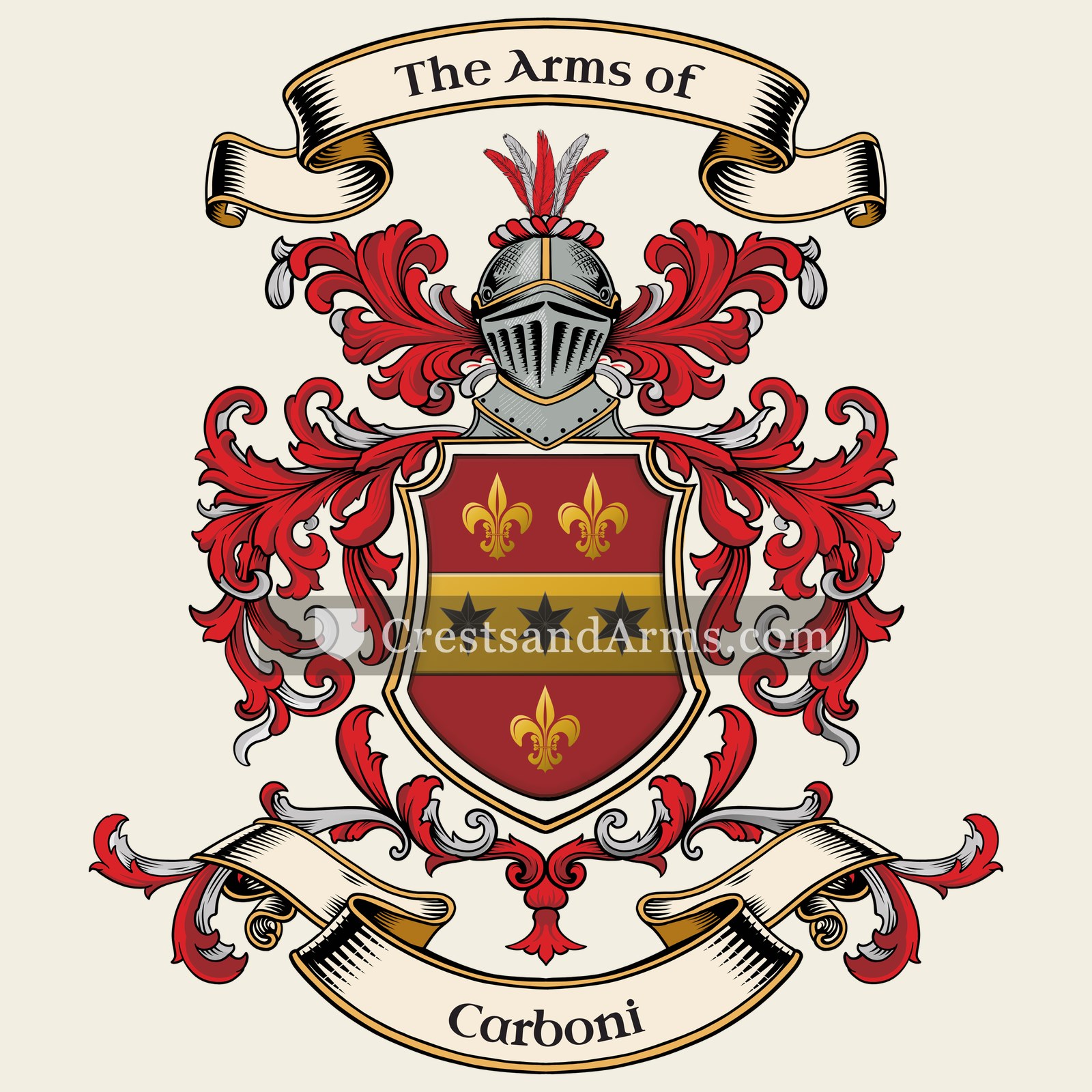 The Carboni coat of arms