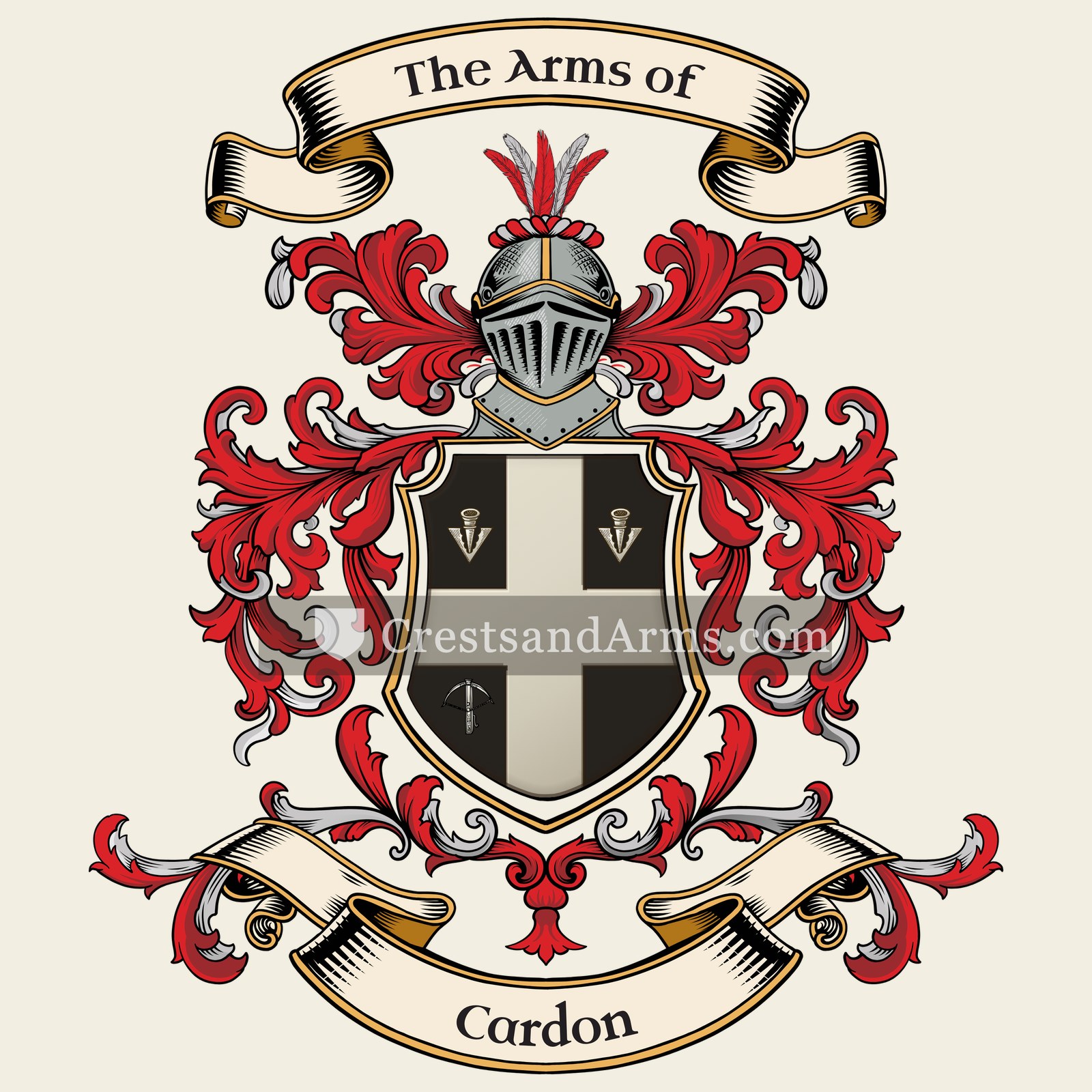 The Cardon coat of arms