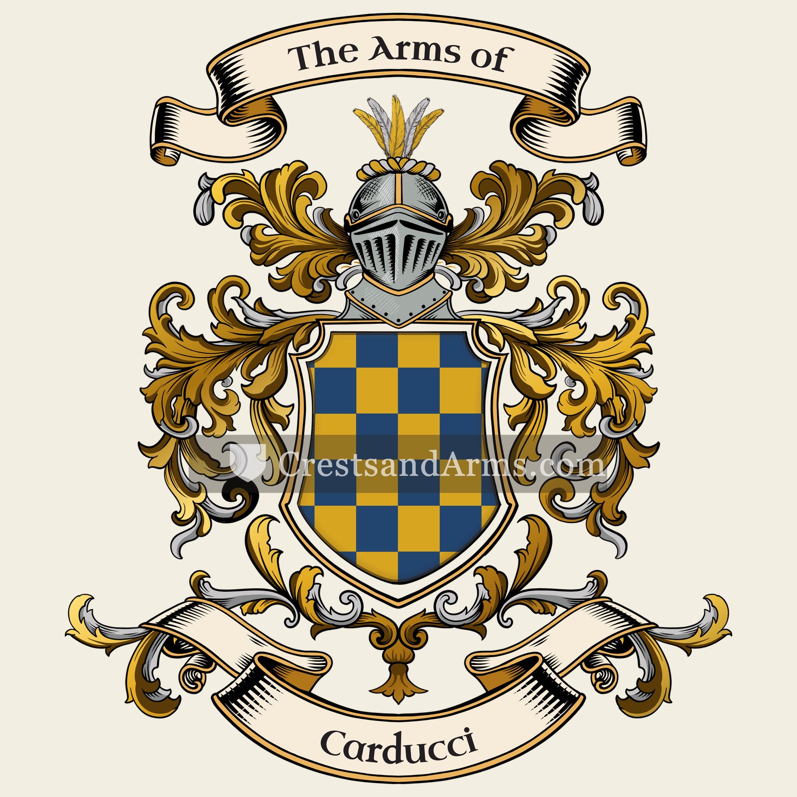 The Carducci coat of arms