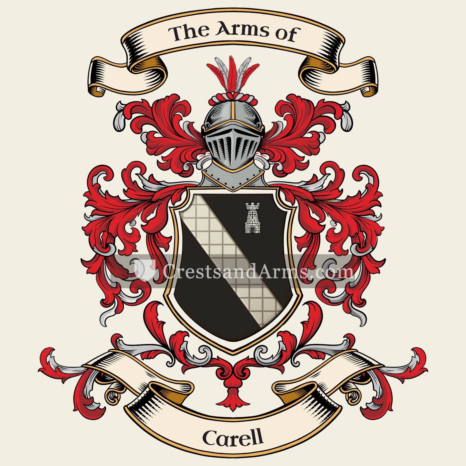 The Carell coat of arms