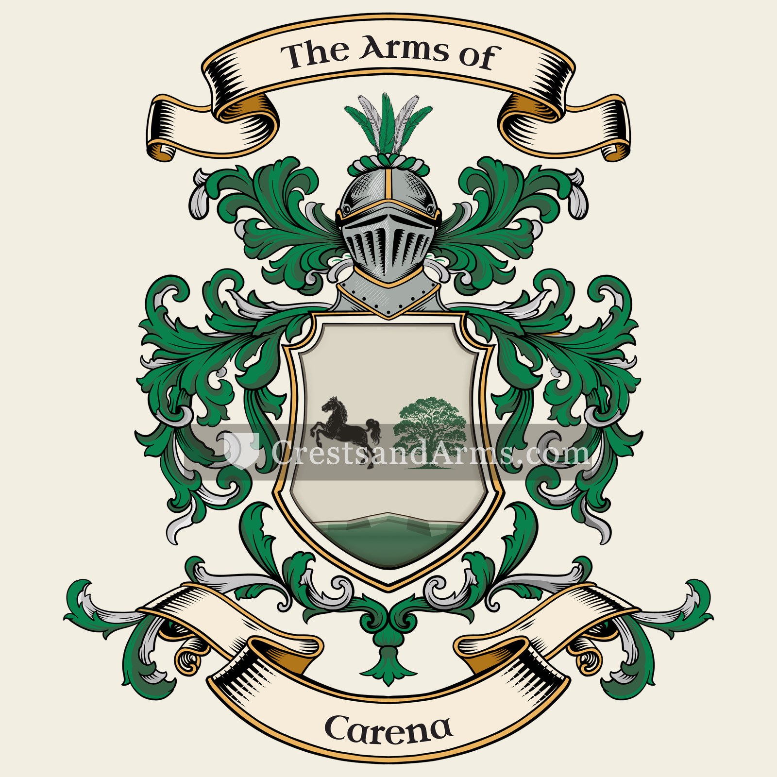 The Carena coat of arms