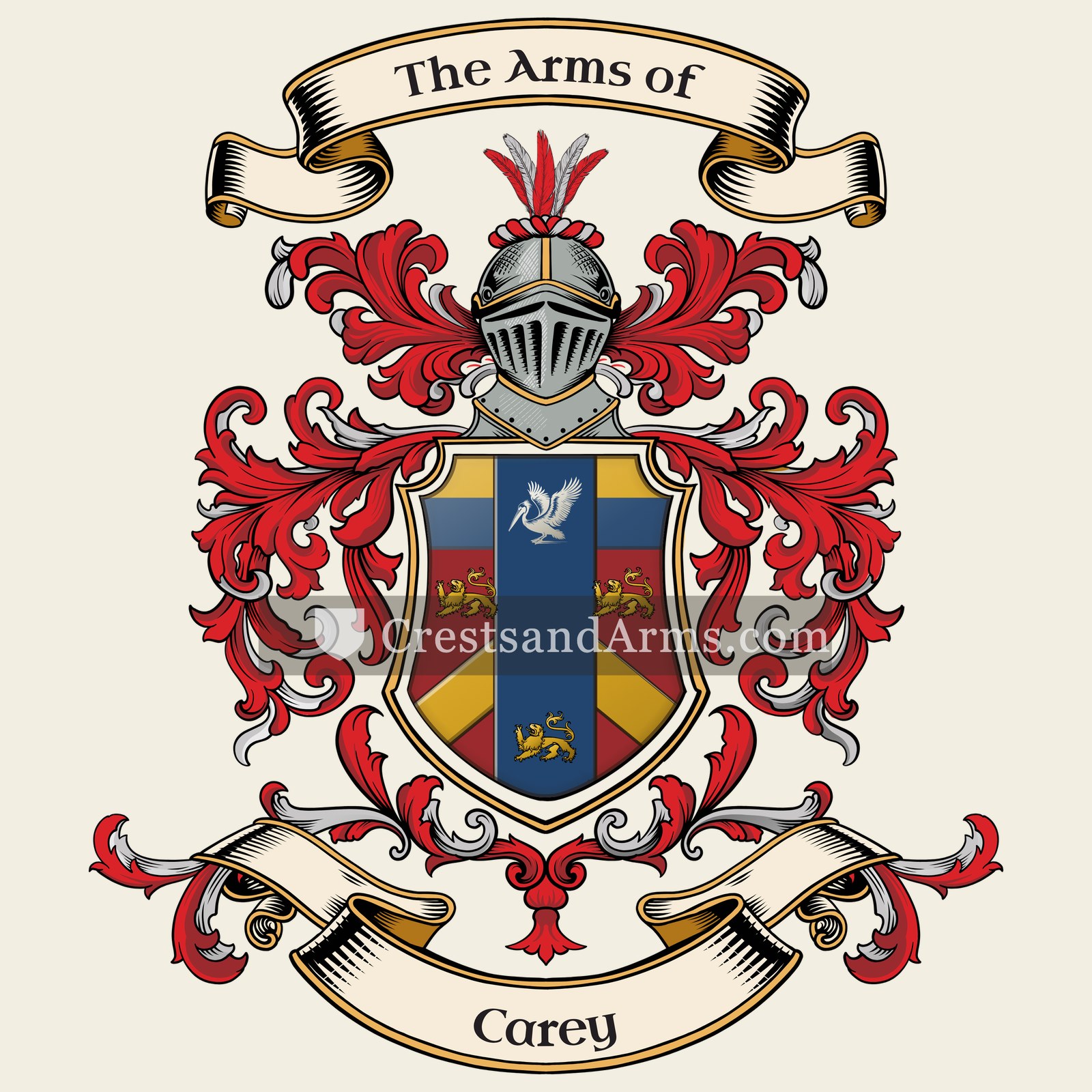 The Carey coat of arms