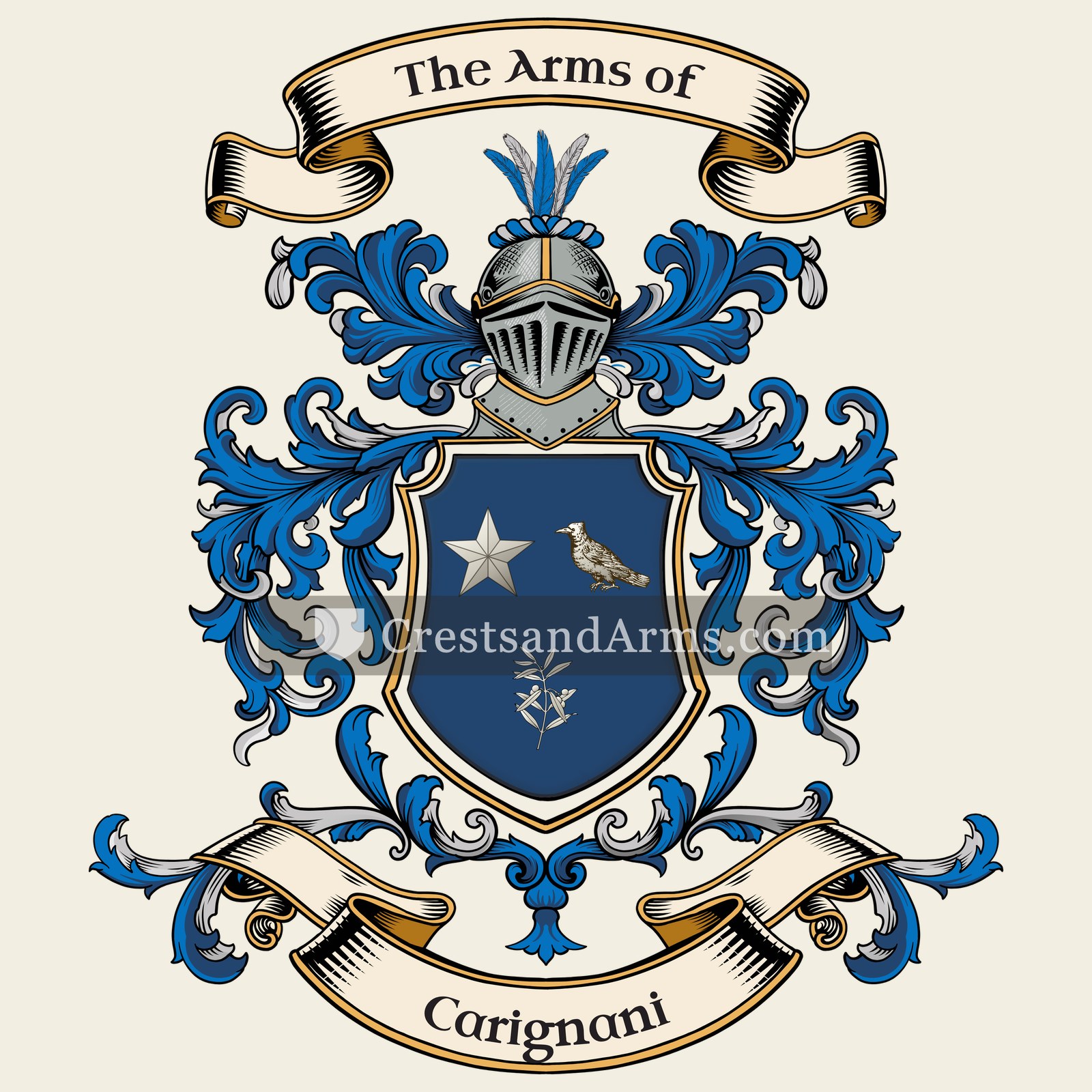 The Carignani coat of arms