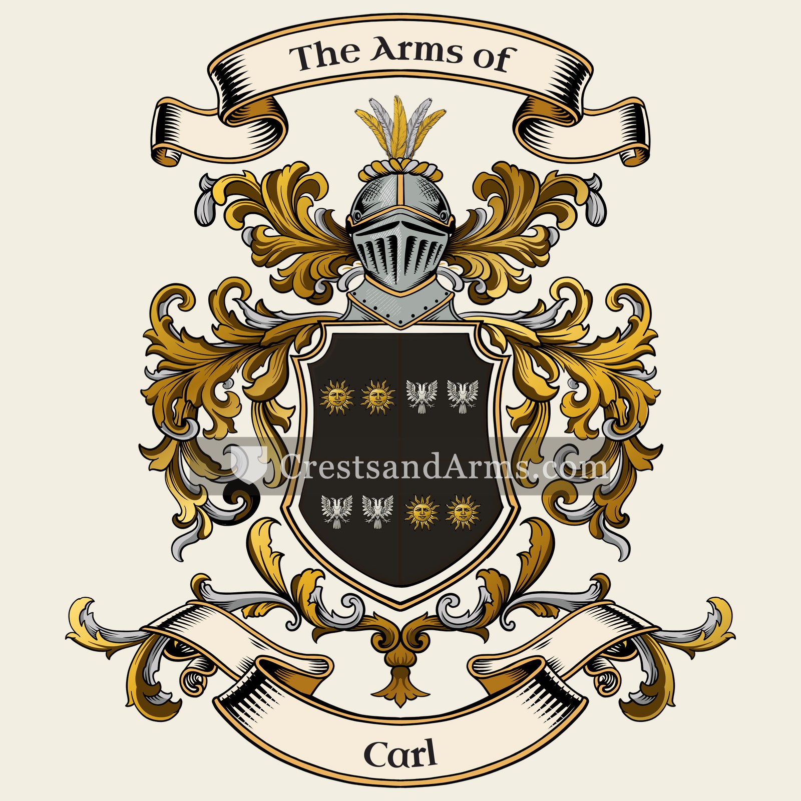 The Carl coat of arms