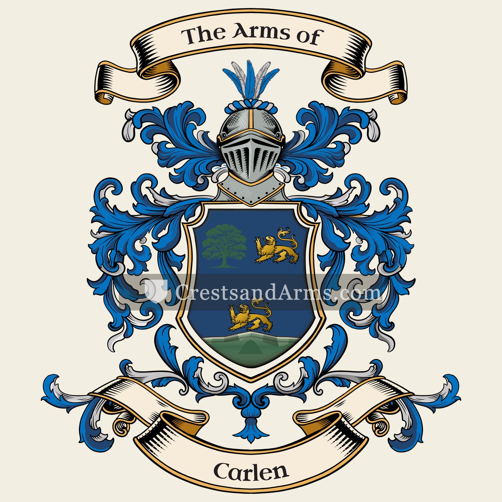 The Carlen coat of arms