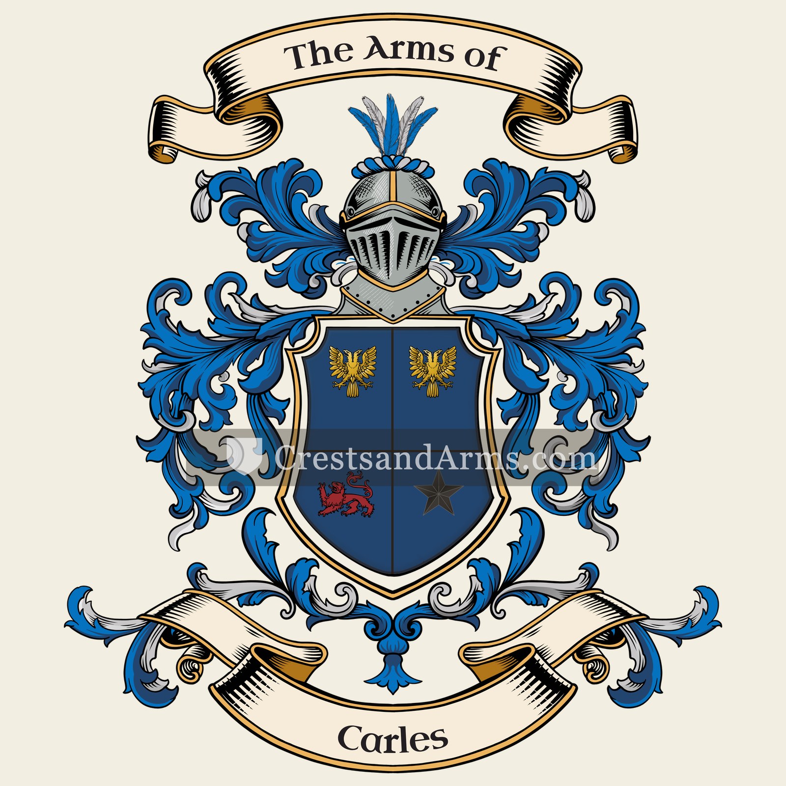 The Carles coat of arms