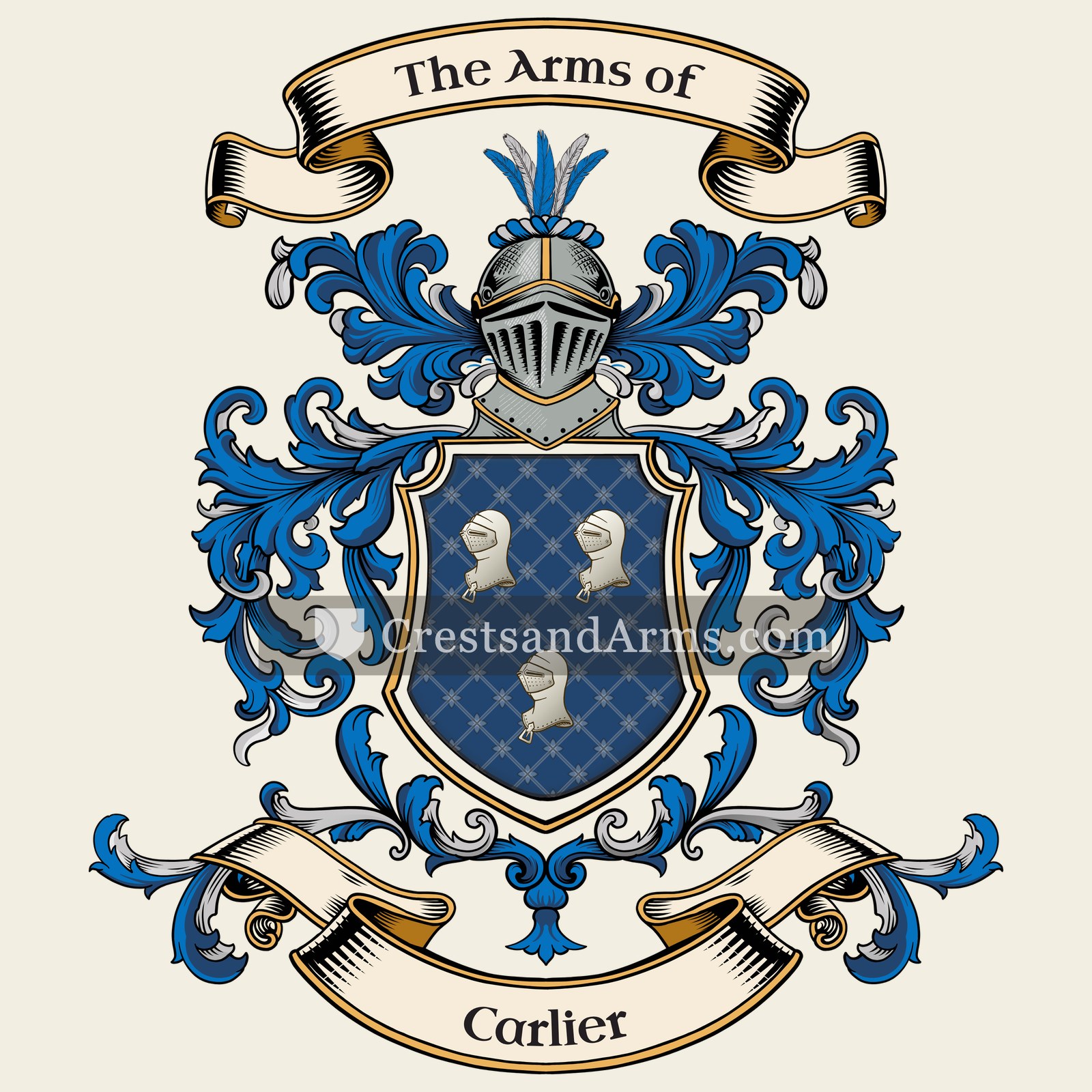 The Carlier coat of arms