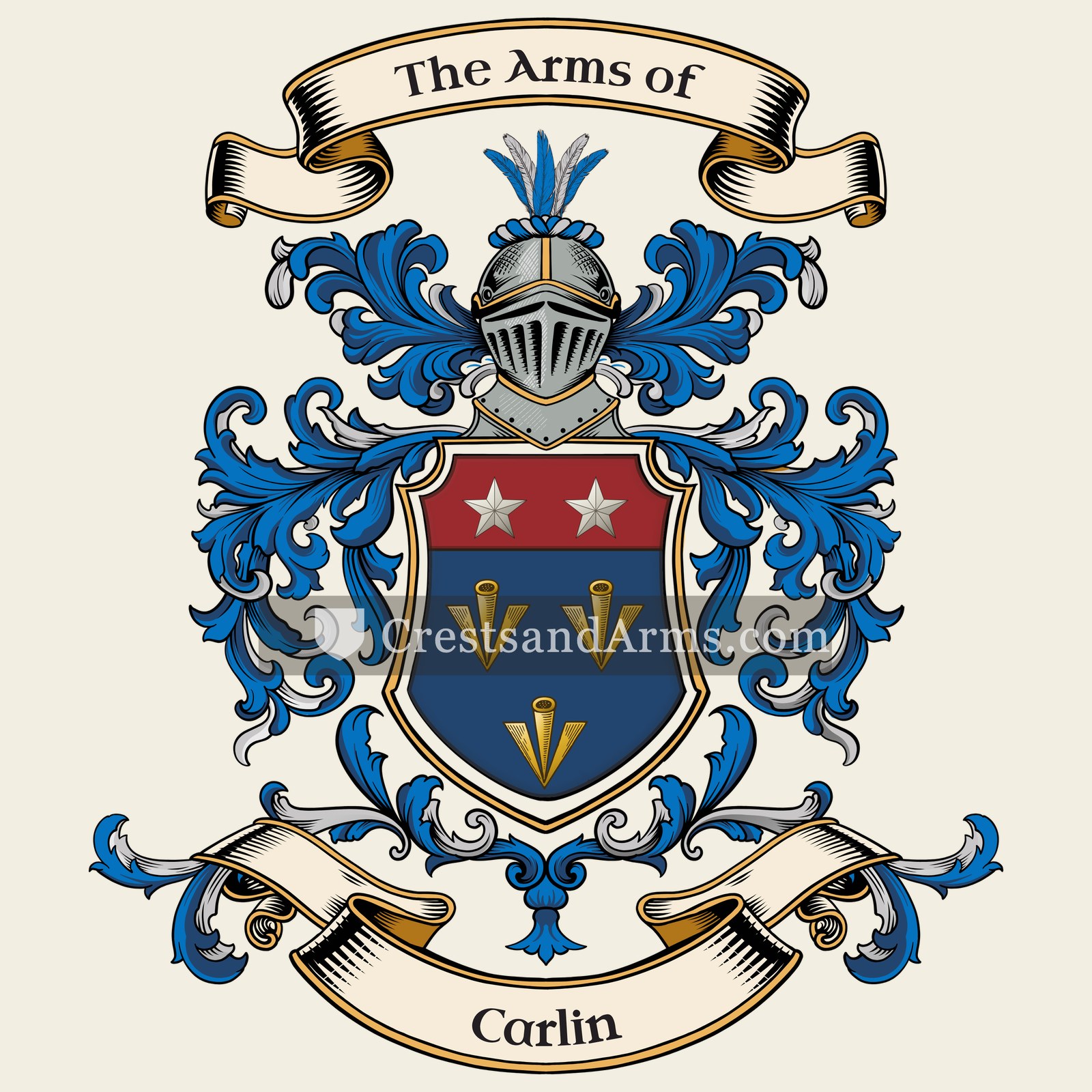 The Carlin coat of arms