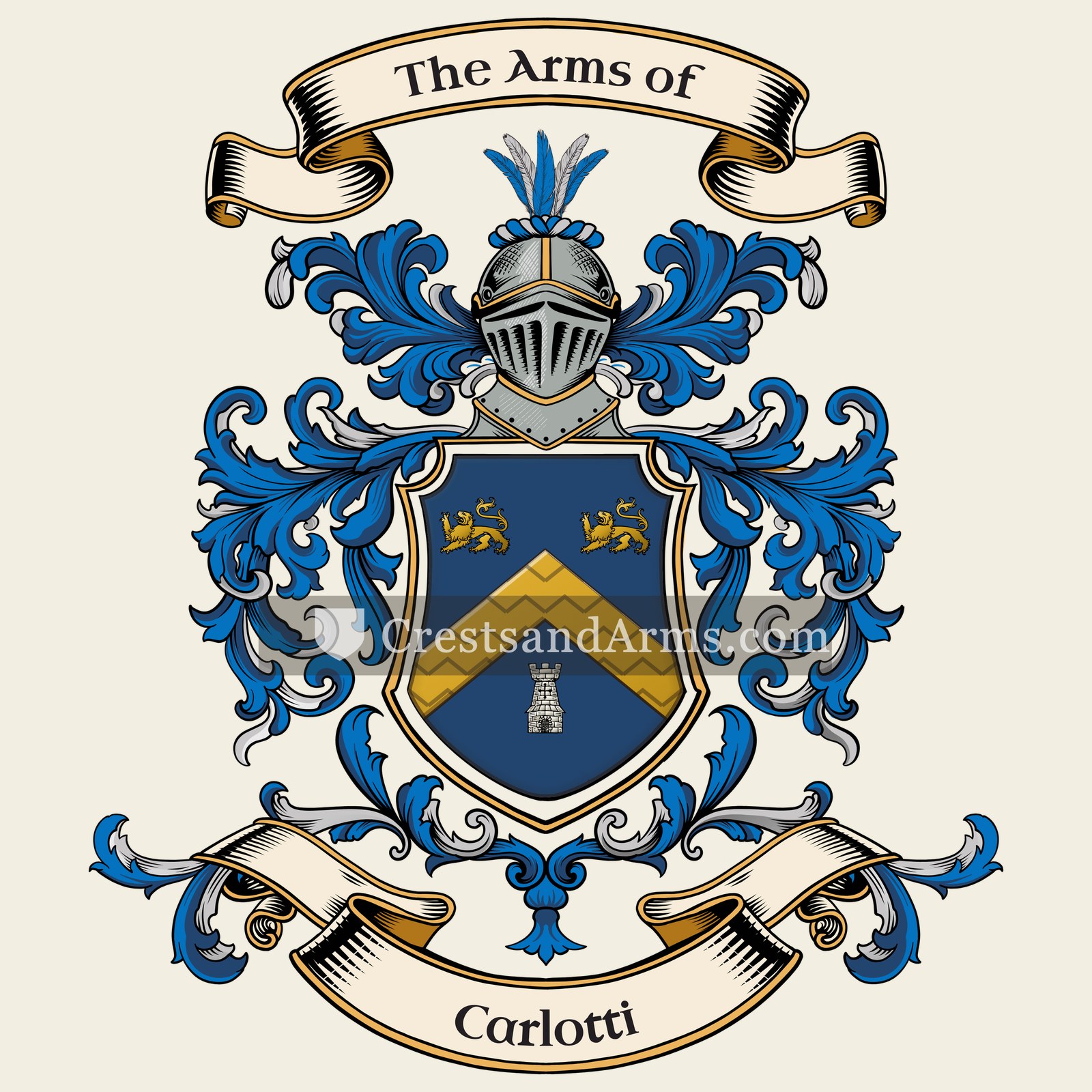 The Carlotti coat of arms