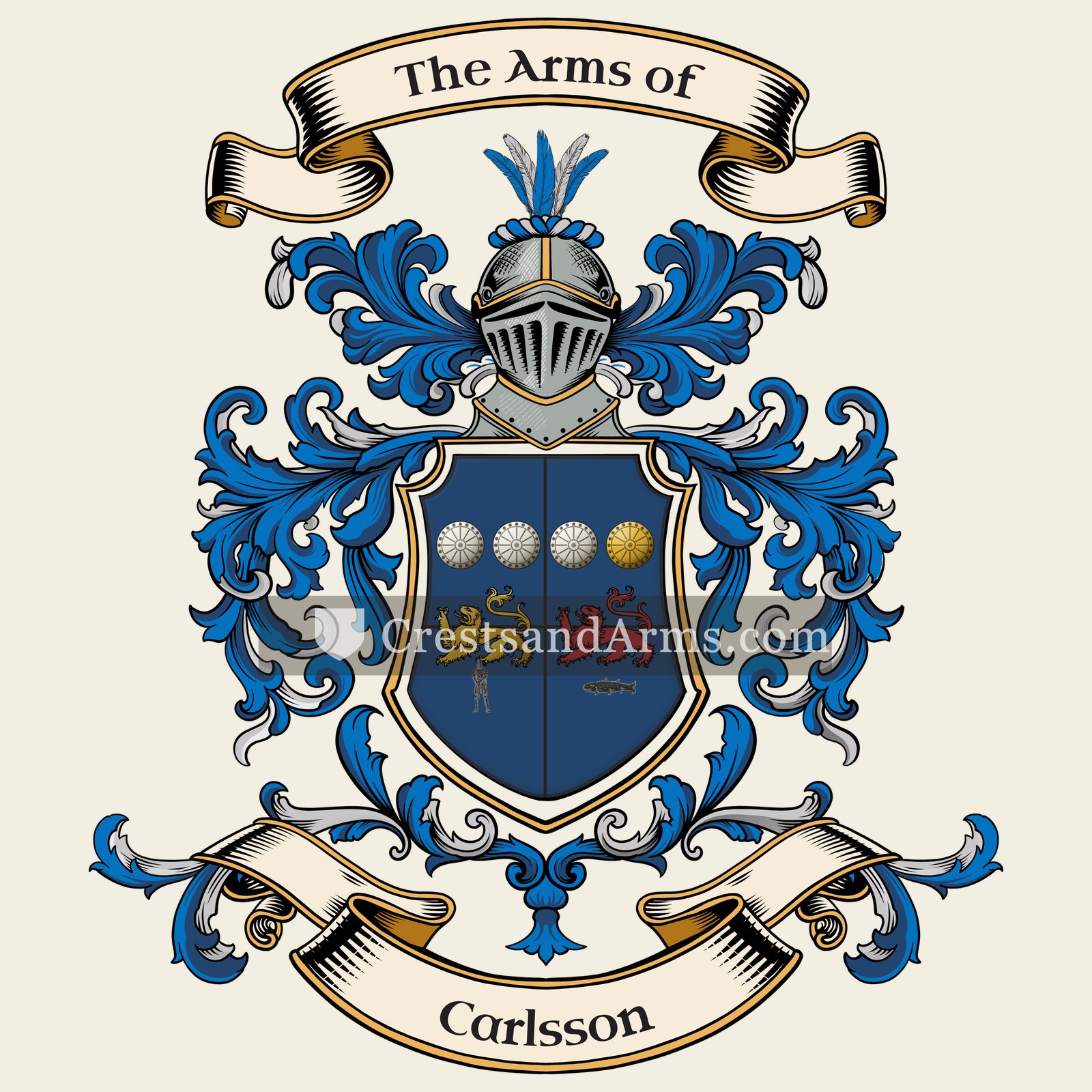 The Carlsson coat of arms
