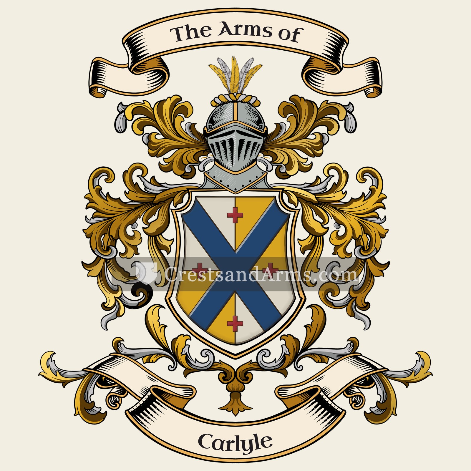 The Carlyle coat of arms