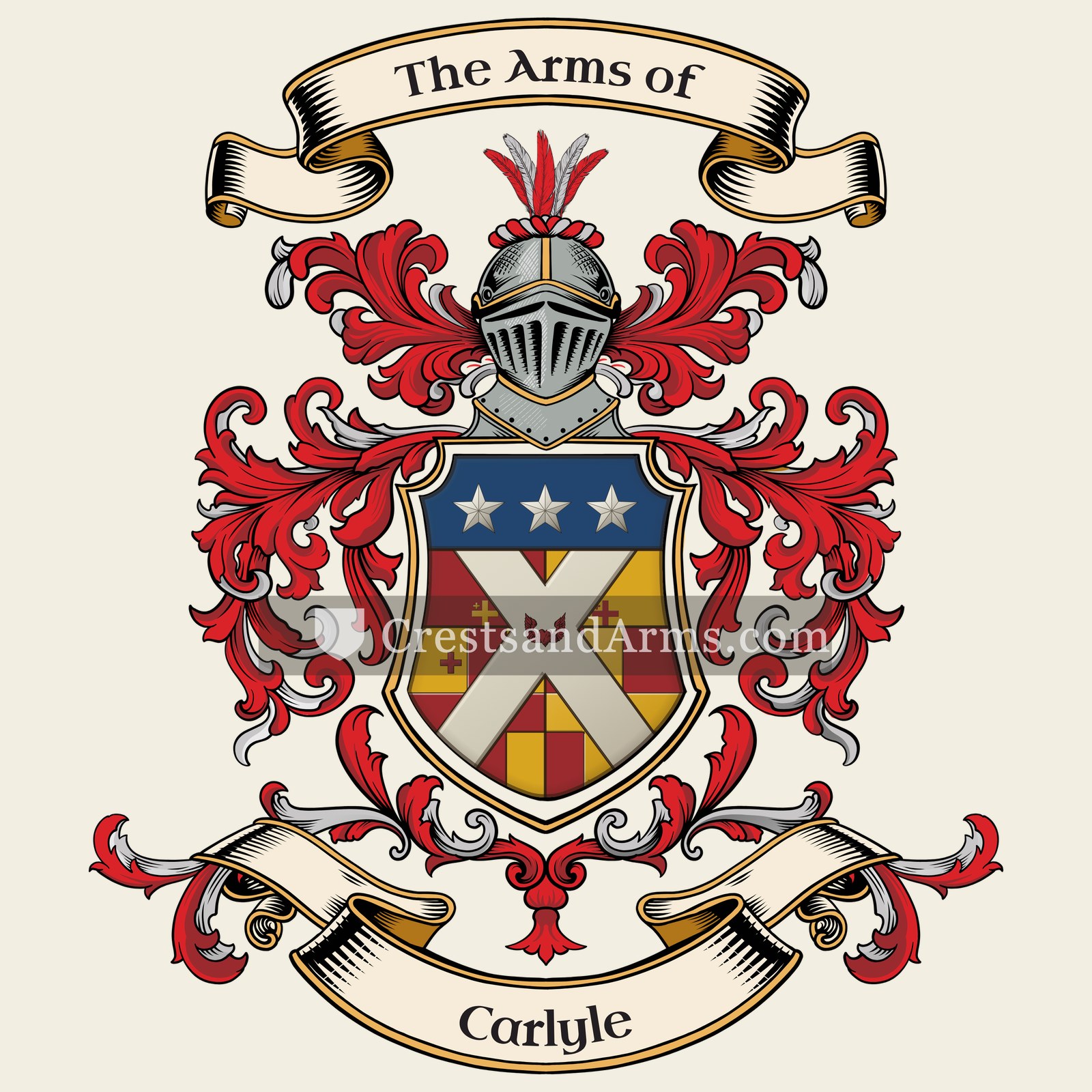 The Carlyle coat of arms