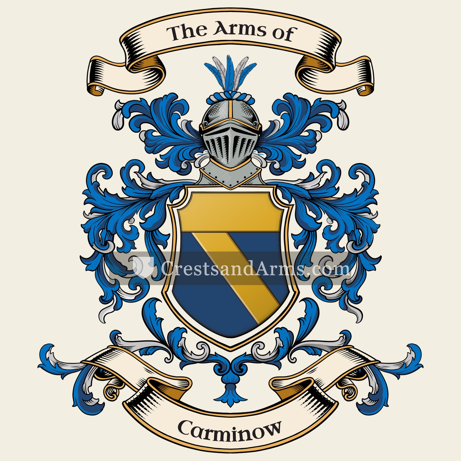 The Carminow coat of arms