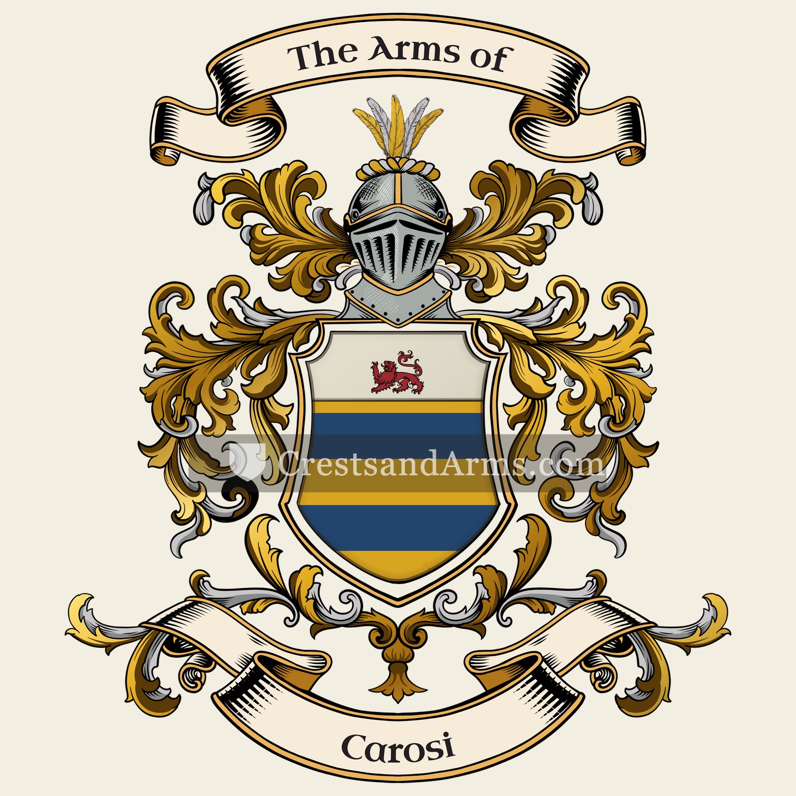 The Carosi coat of arms
