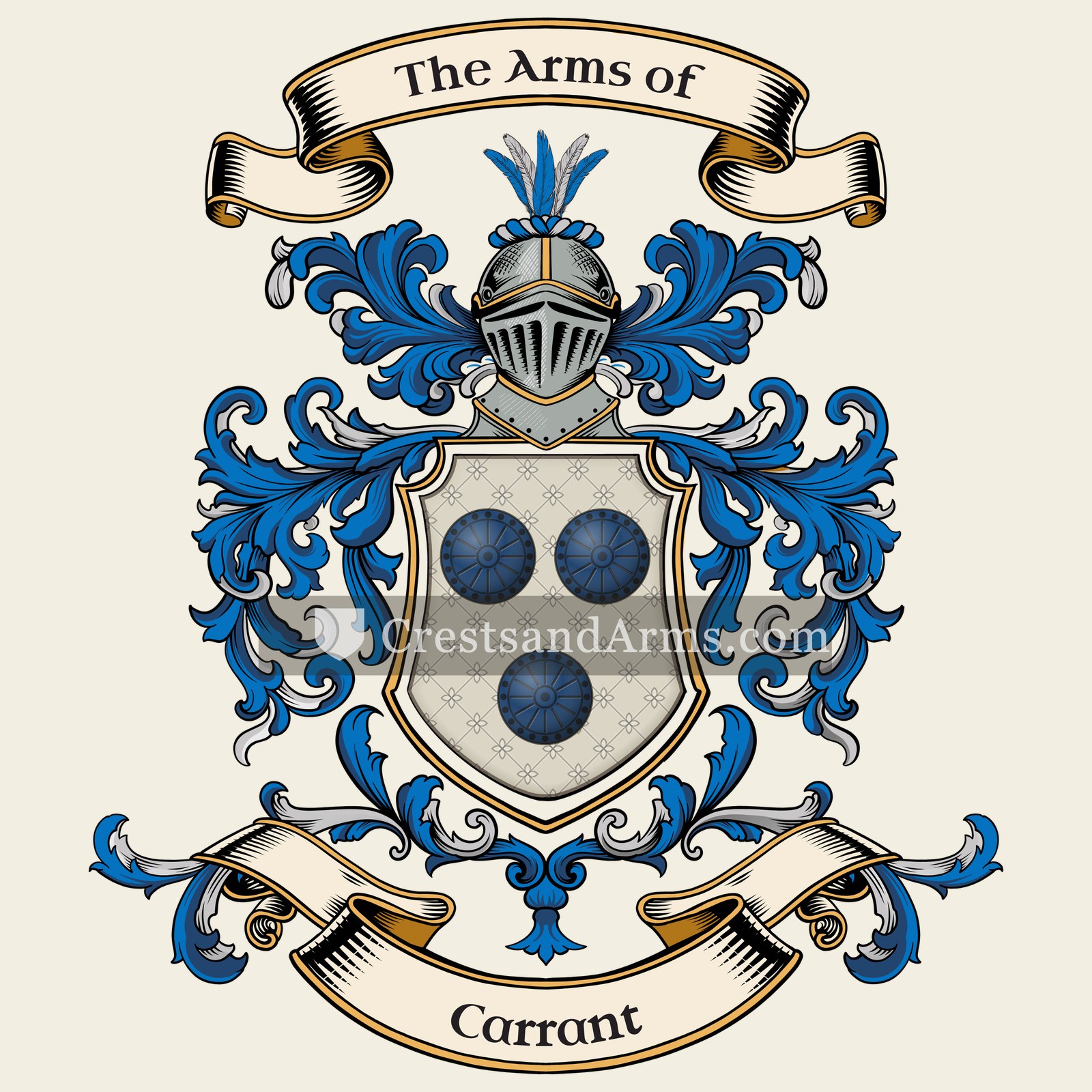 The Carrant coat of arms