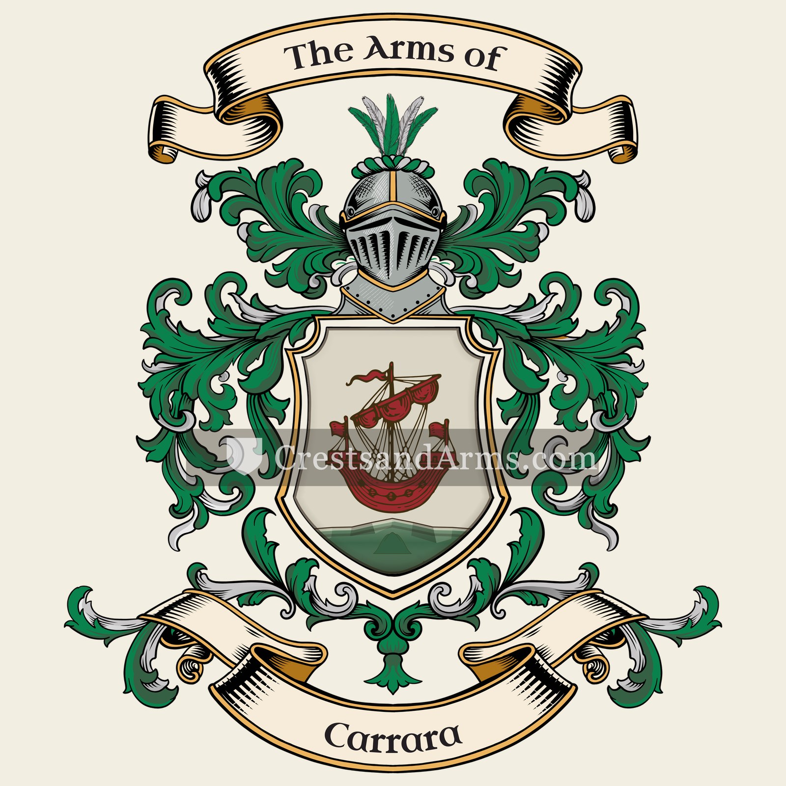The Carrara coat of arms