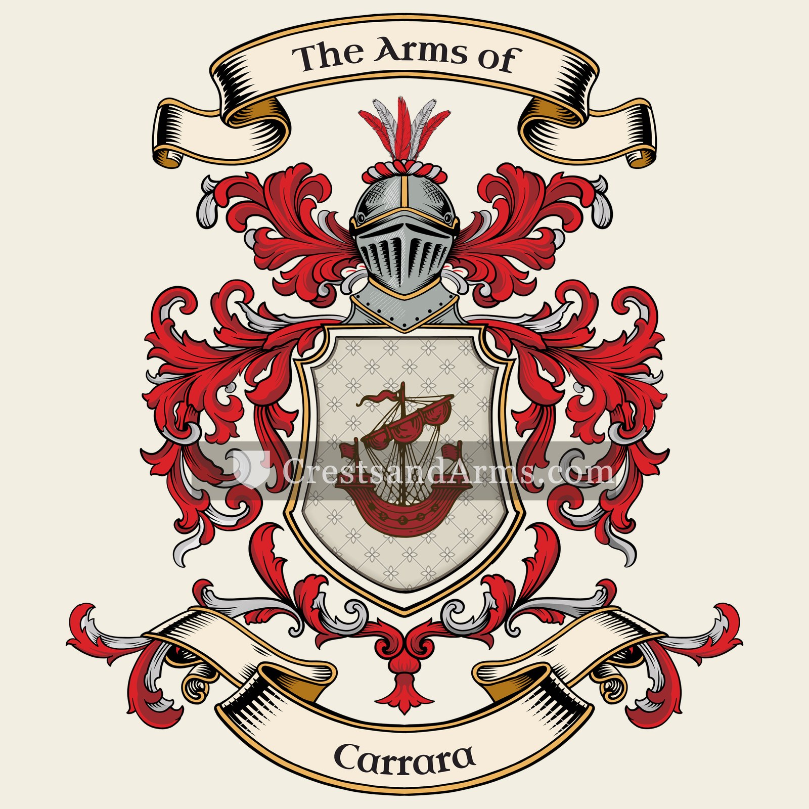 The Carrara coat of arms