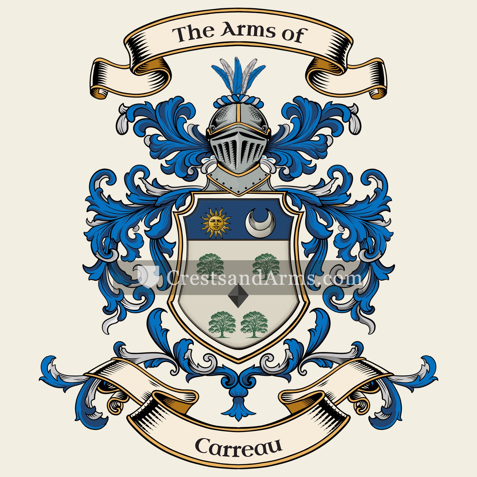 The Carreau coat of arms