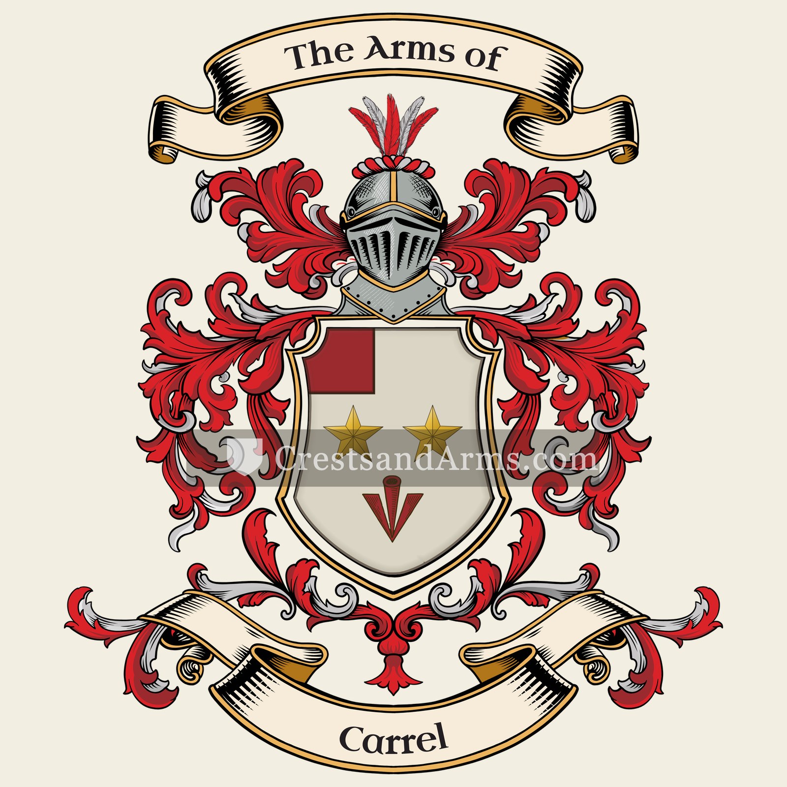 The Carrel coat of arms