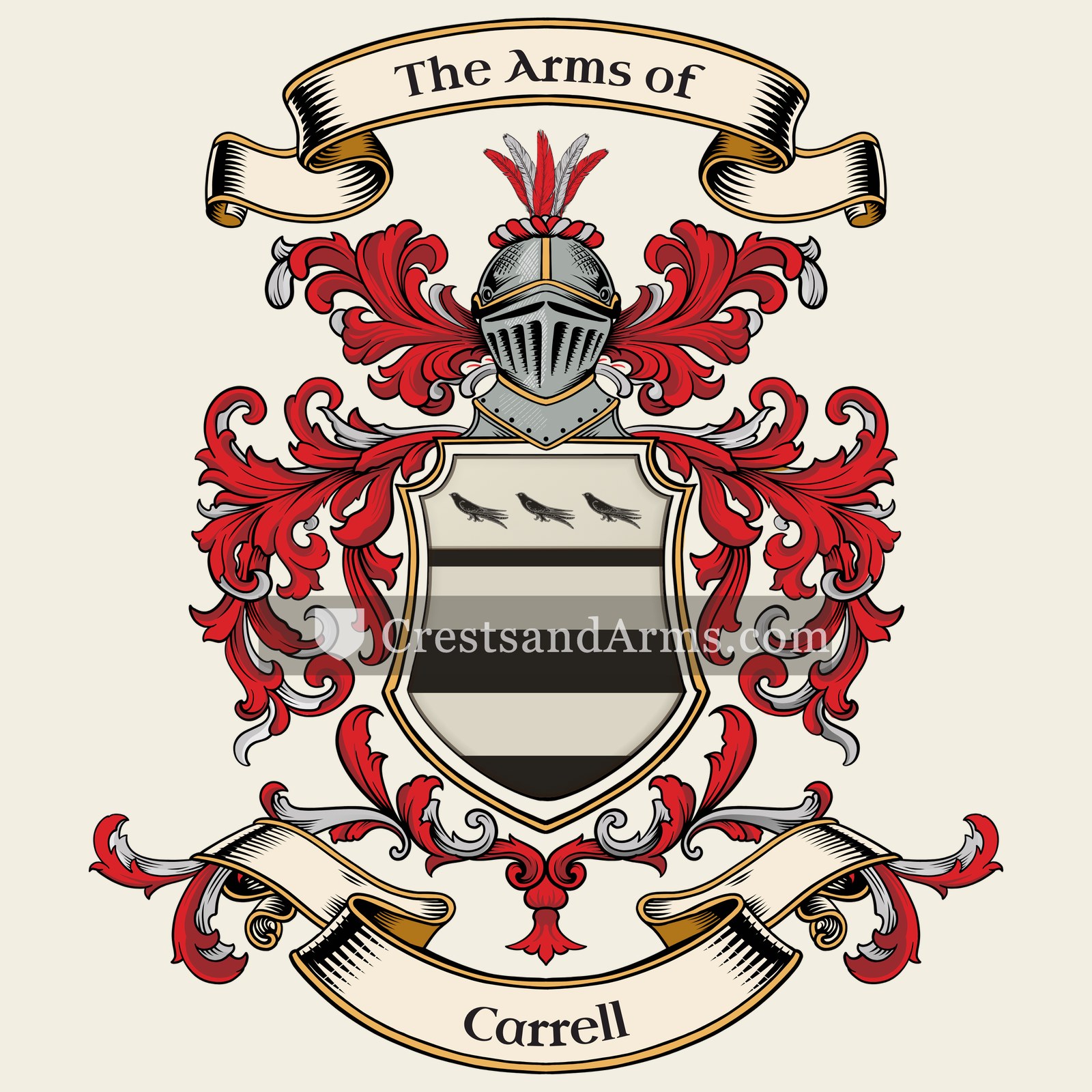 The Carrell coat of arms
