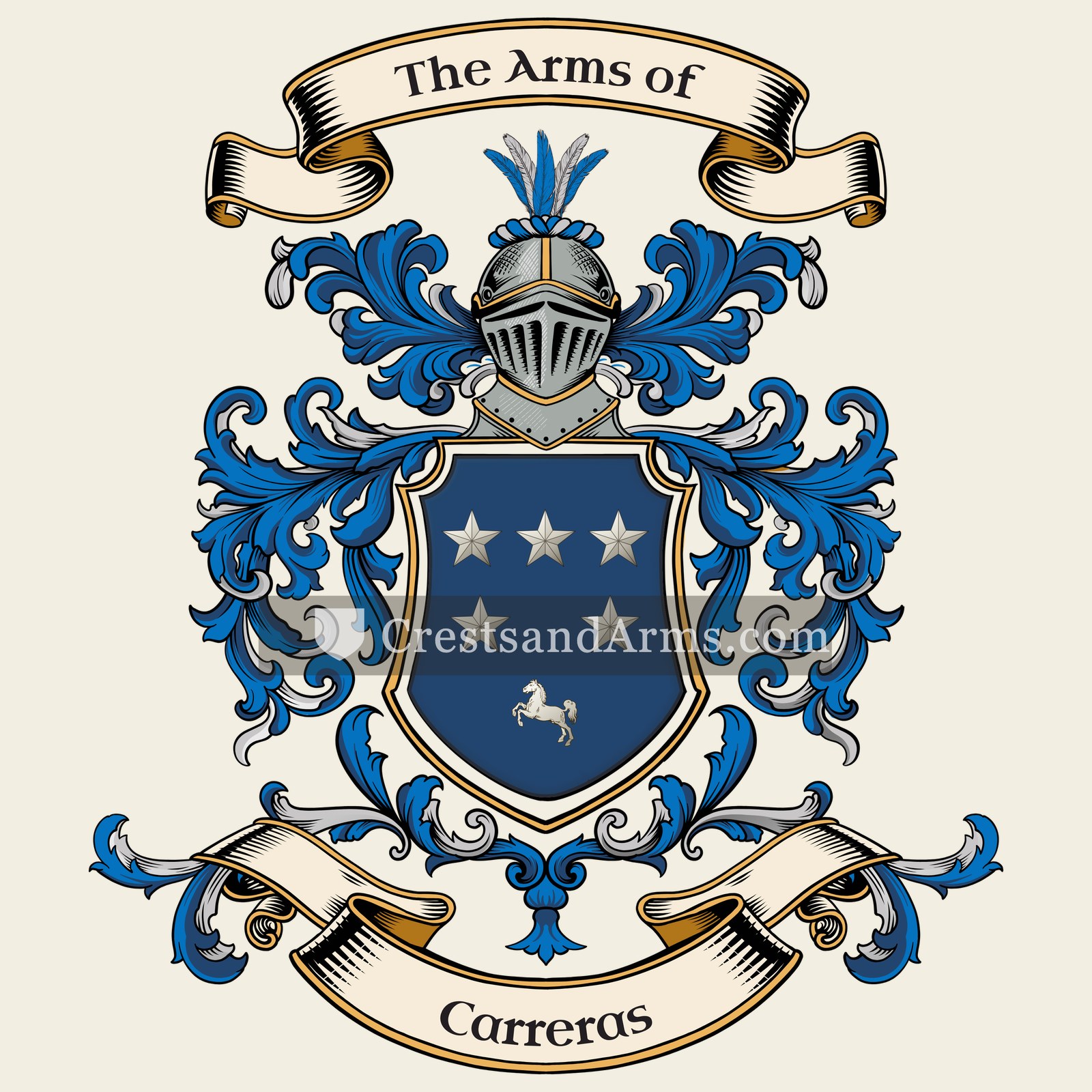 The Carreras coat of arms