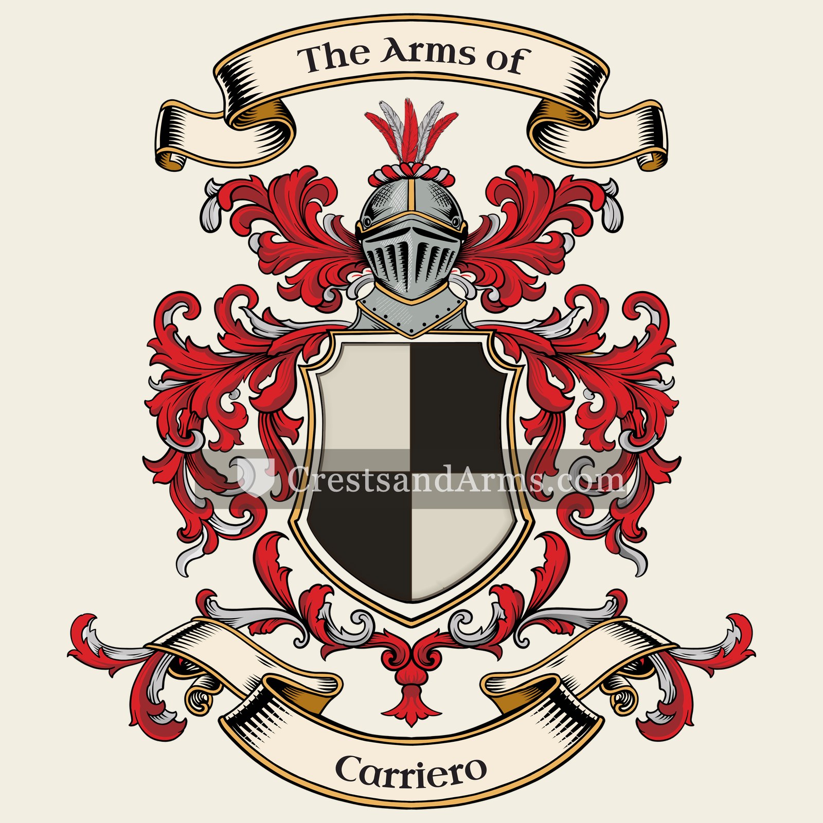 The Carriero coat of arms
