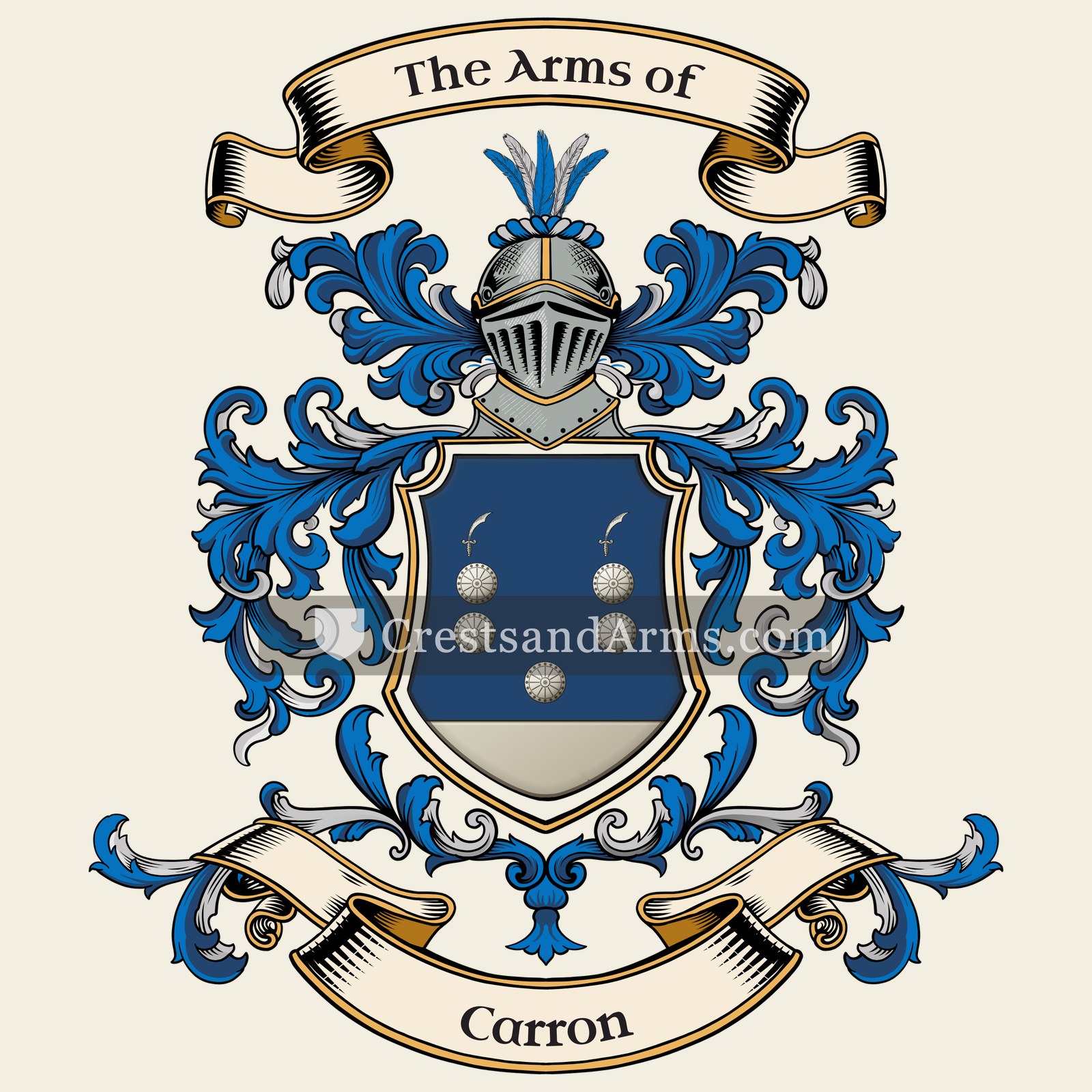 The Carron coat of arms