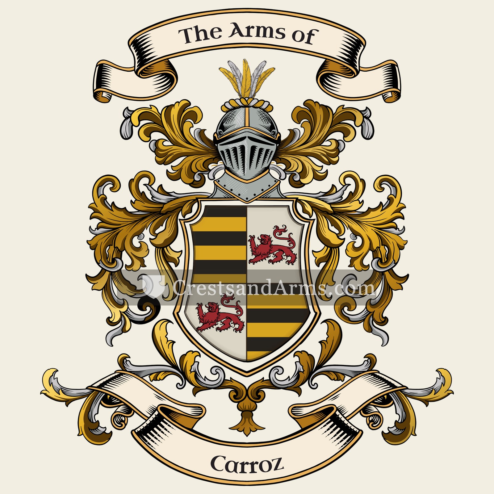The Carroz coat of arms