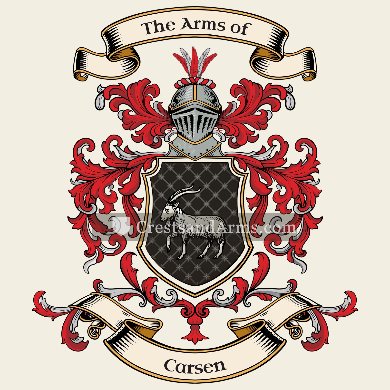 The Carsen coat of arms