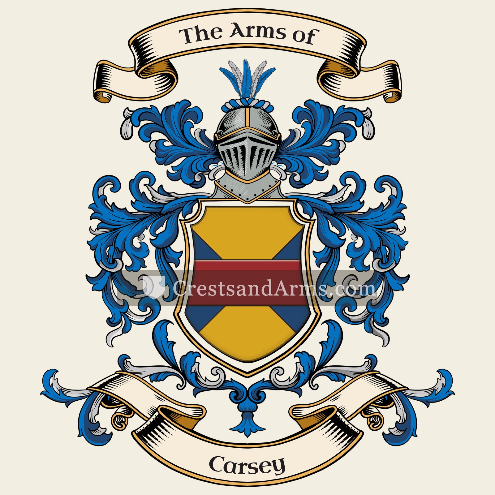 The Carsey coat of arms