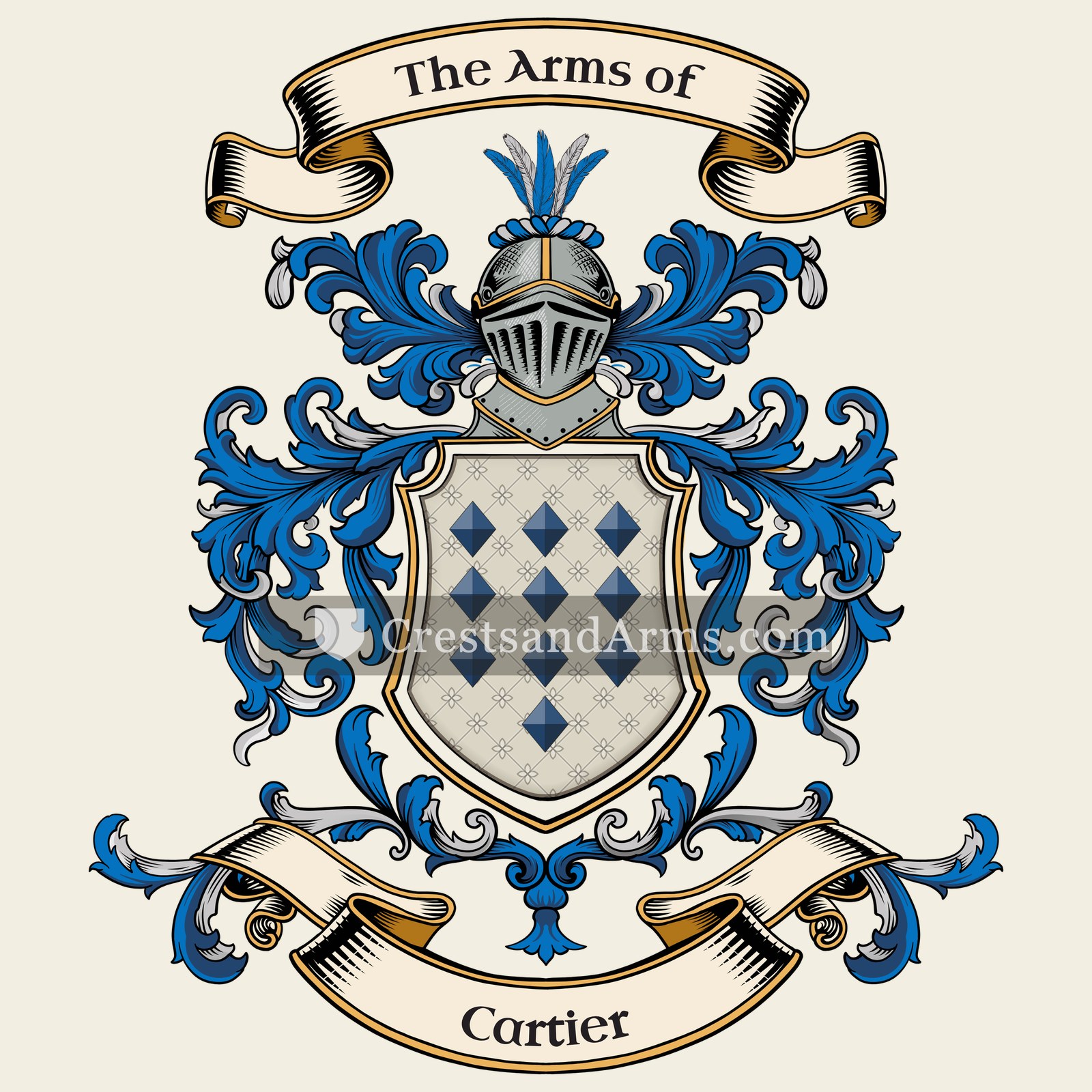 The Cartier coat of arms