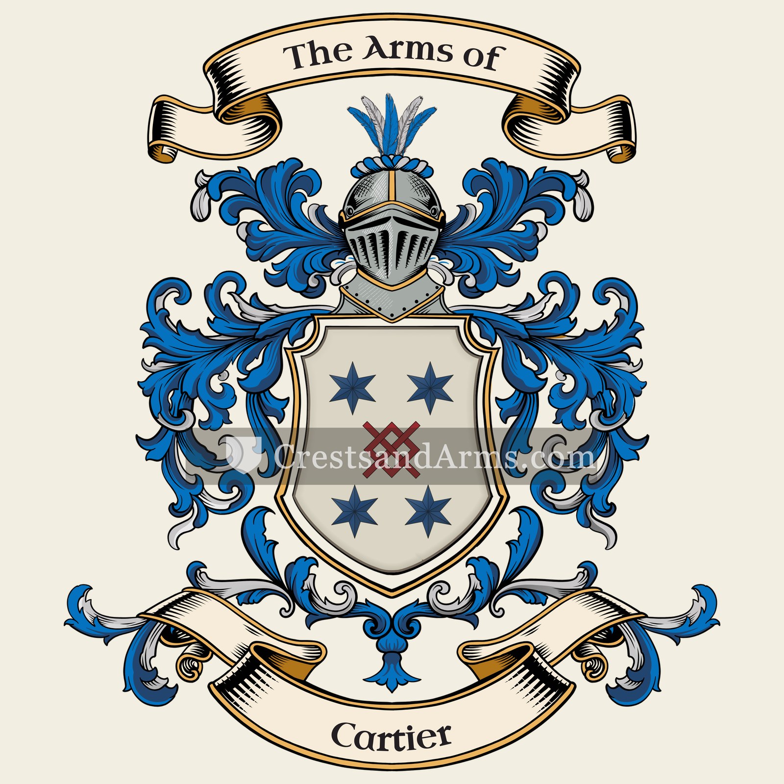 The Cartier coat of arms
