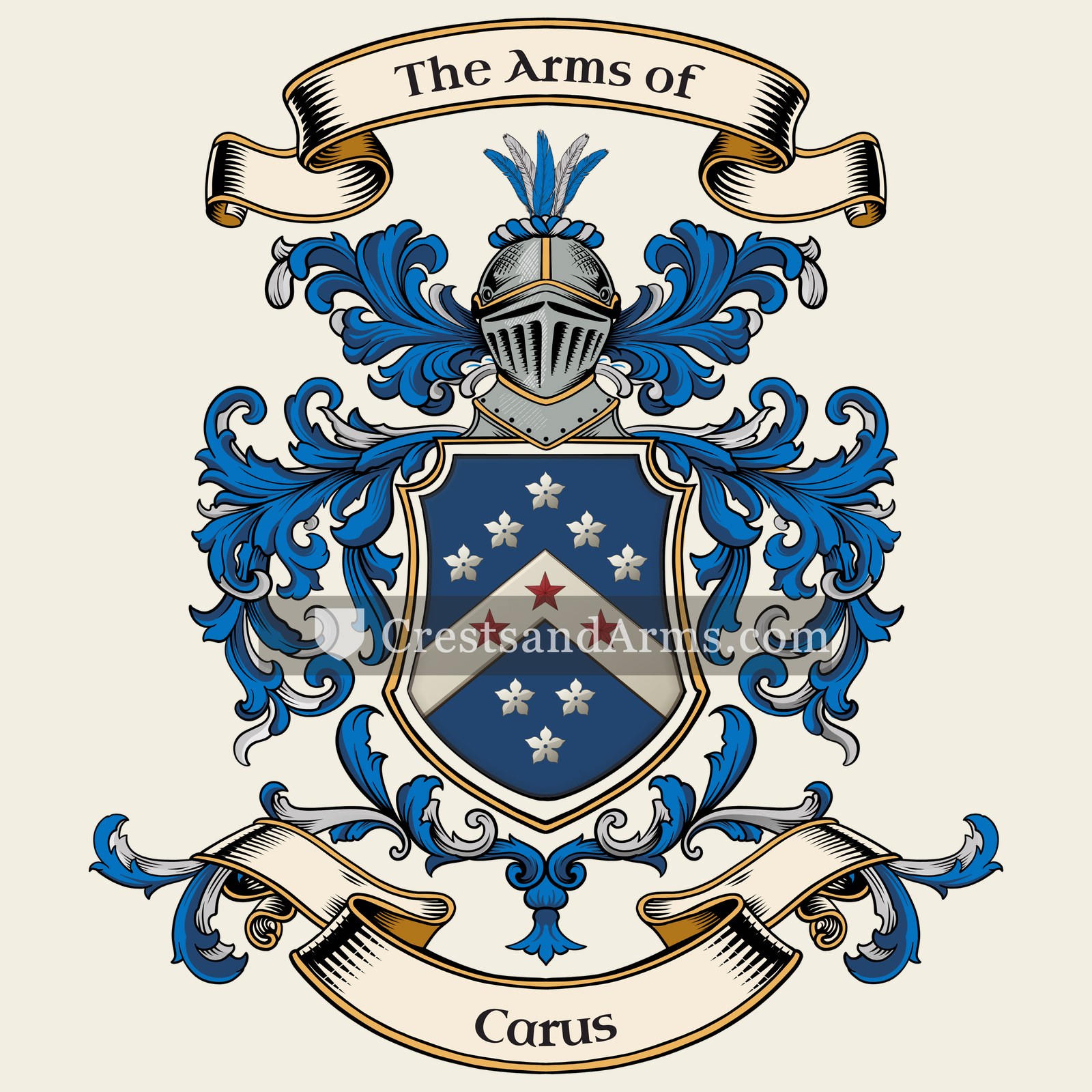 The Carus coat of arms