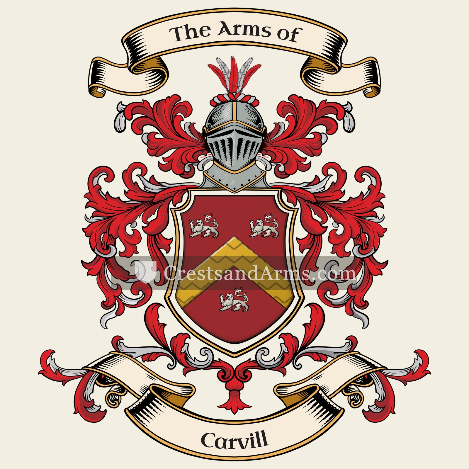 The Carvill coat of arms