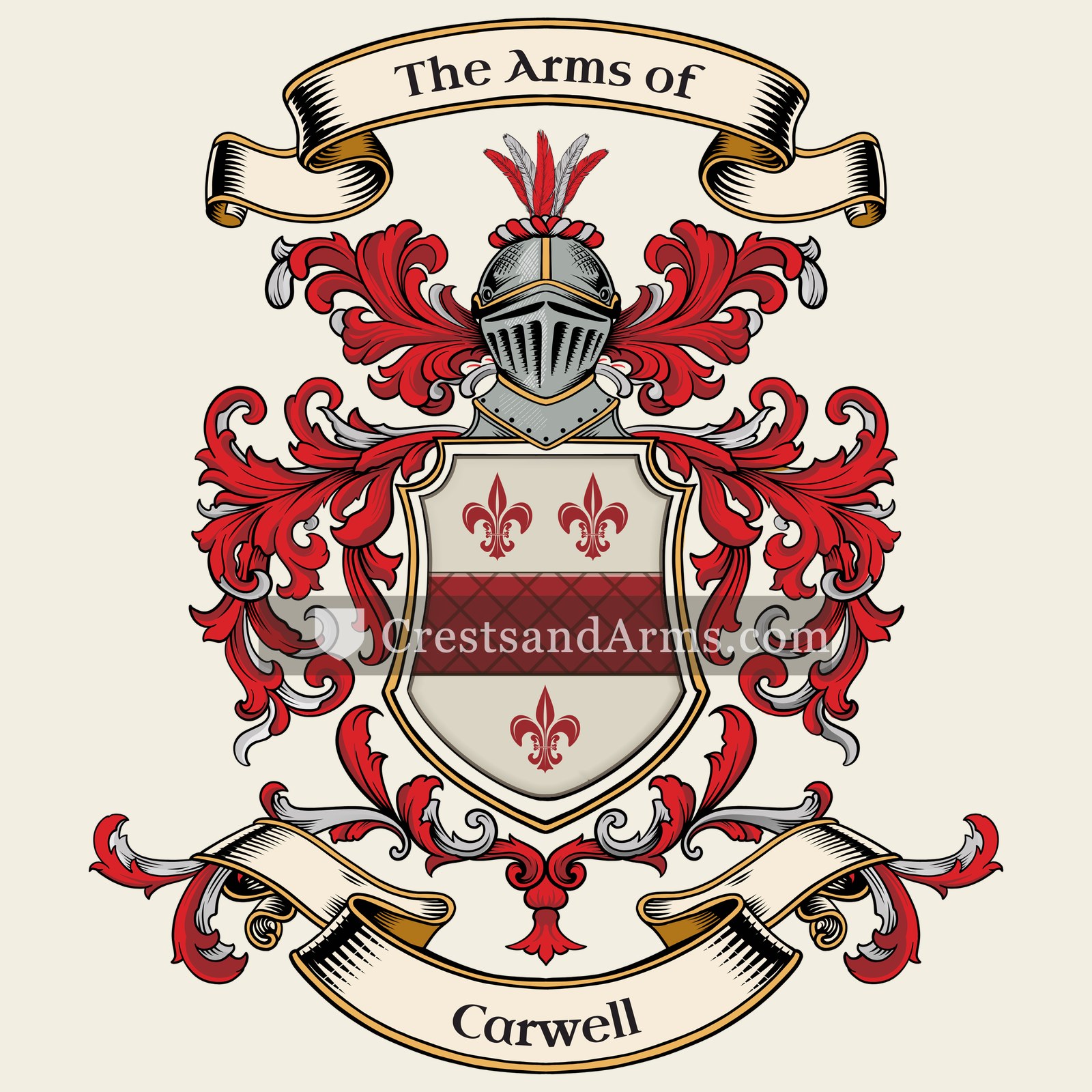 The Carwell coat of arms