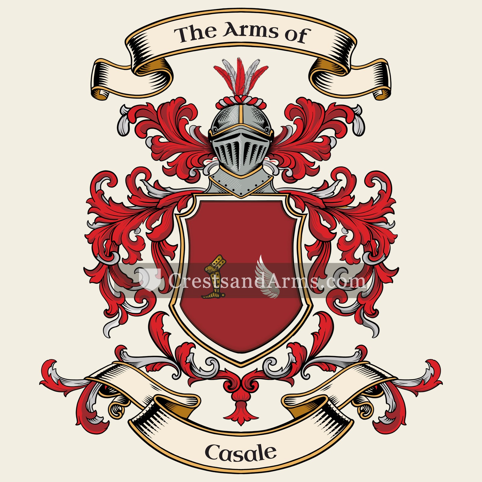 The Casale coat of arms