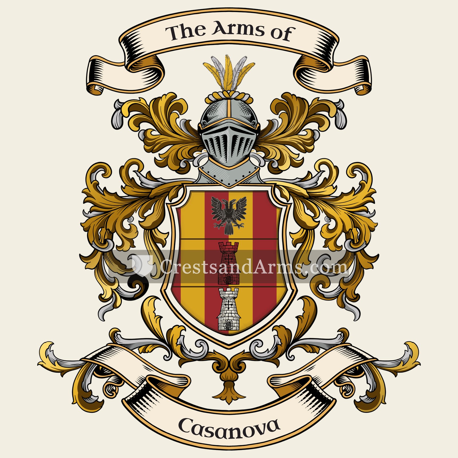 The Casanova coat of arms