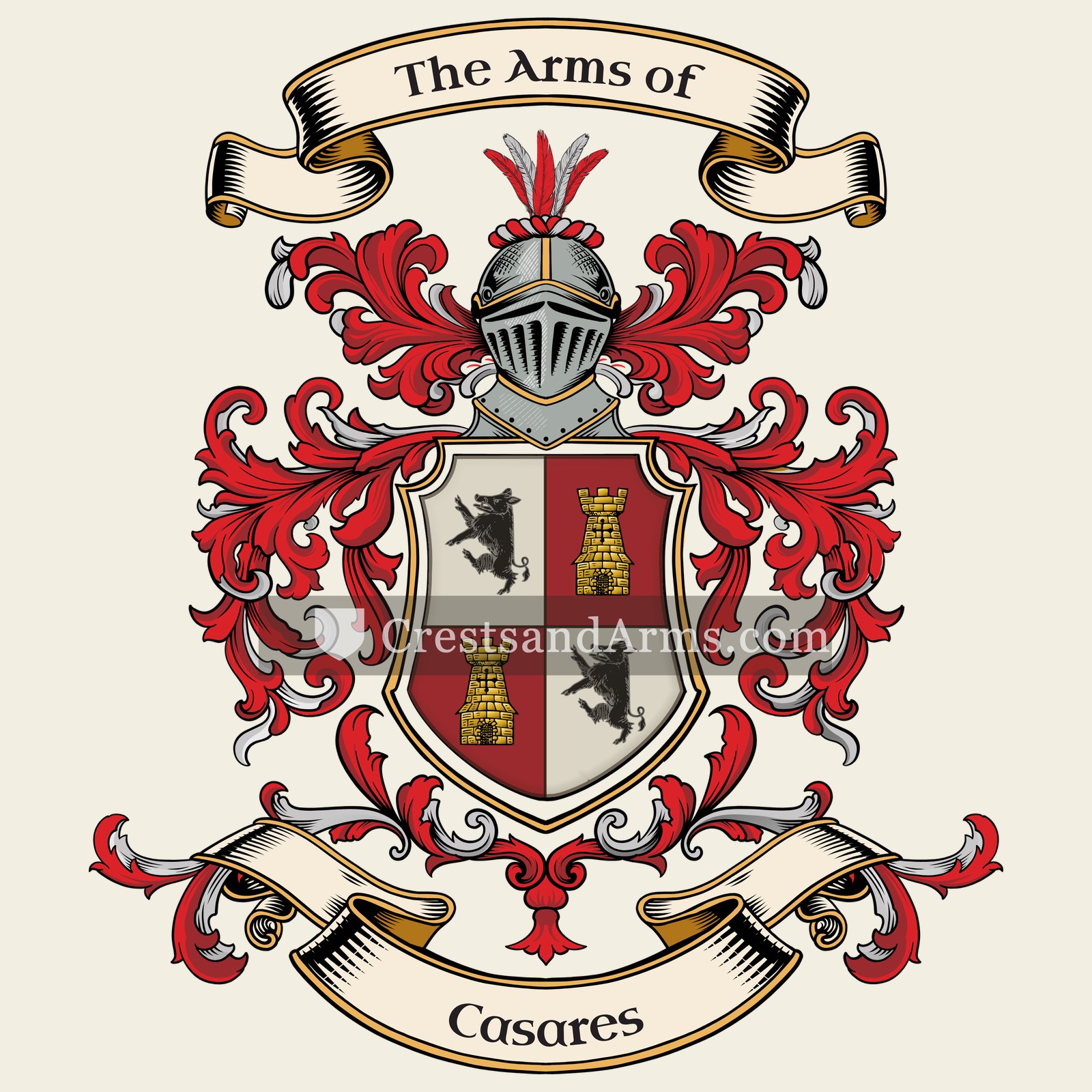 The Casares coat of arms