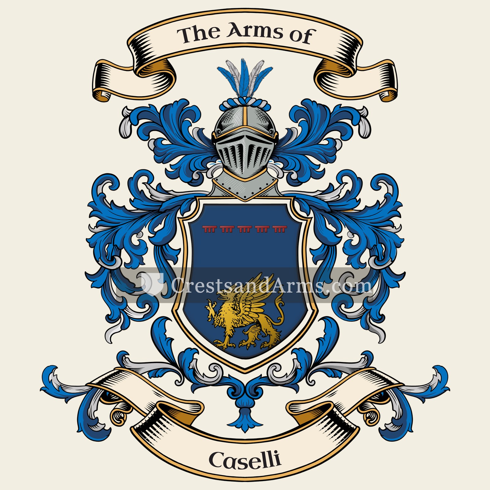The Caselli coat of arms