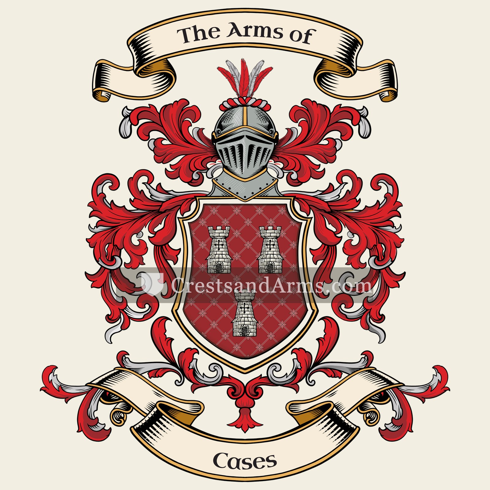 The Cases coat of arms
