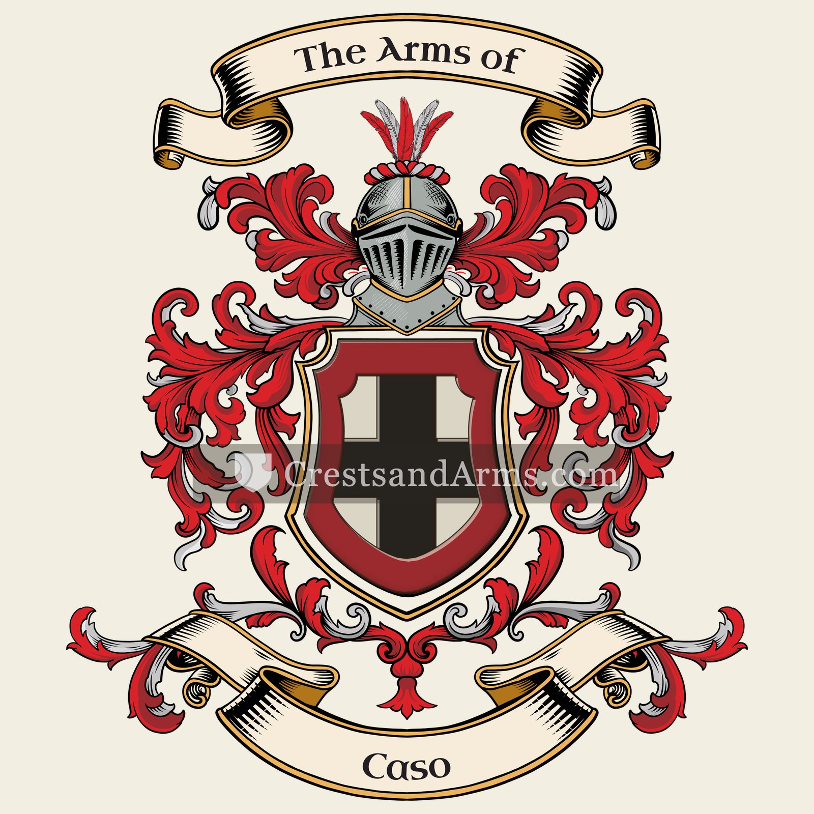 The Caso coat of arms