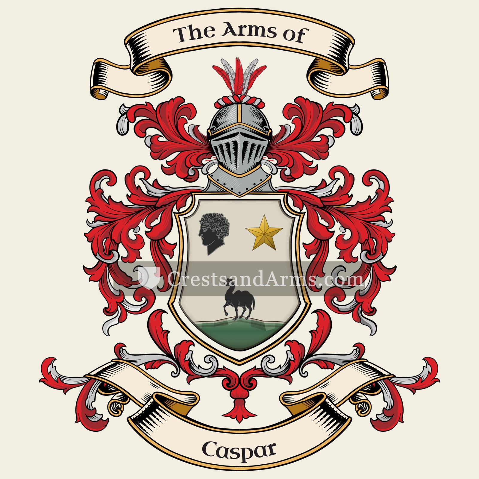 The Caspar coat of arms