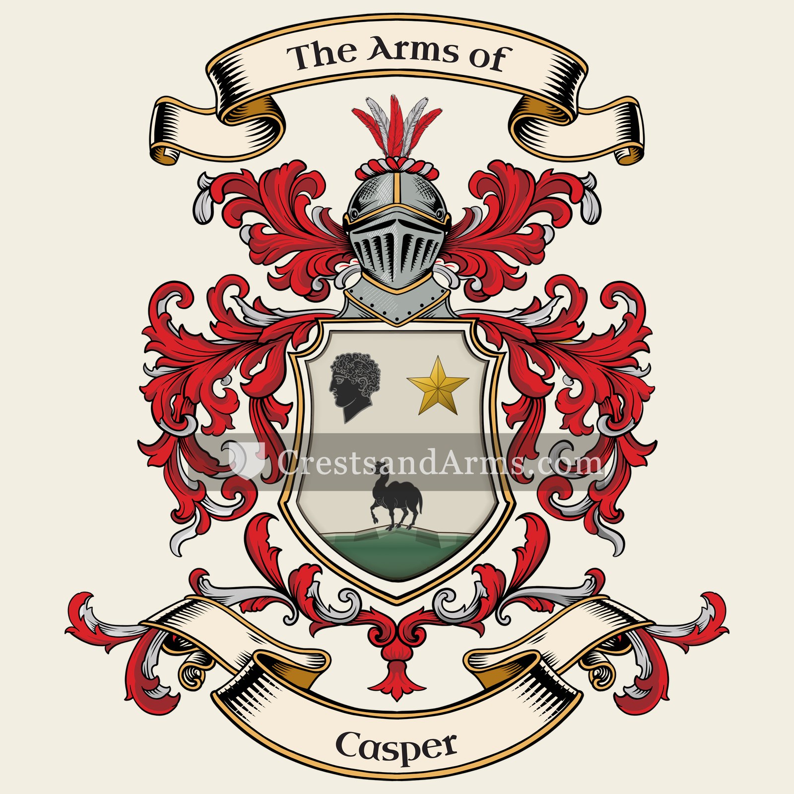 The Casper coat of arms