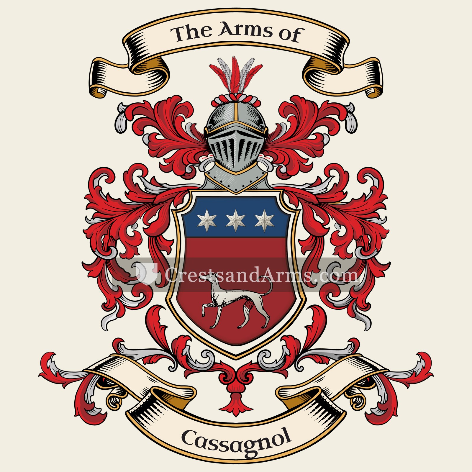 The Cassagnol coat of arms